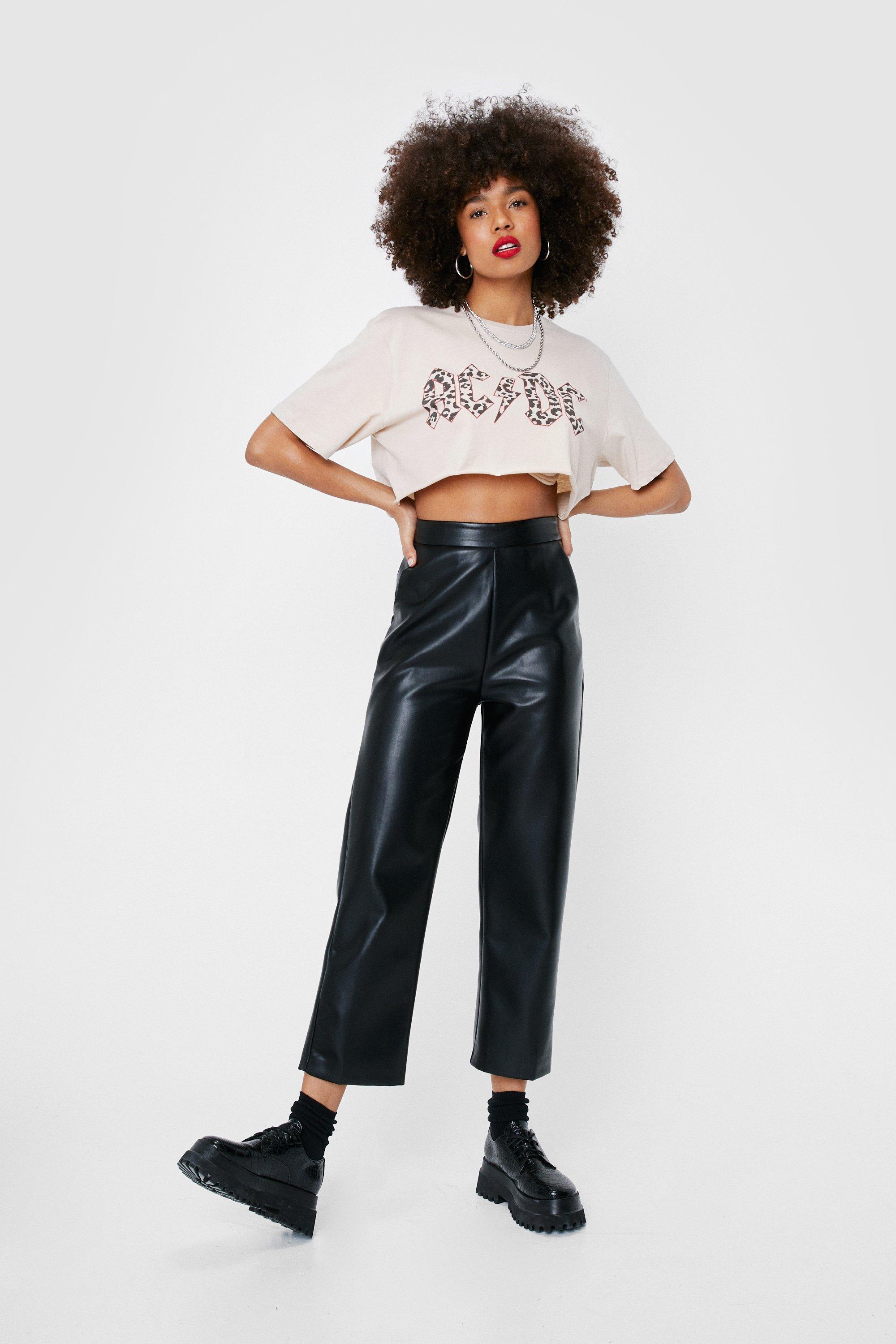 Iconic high-rise cropped pants