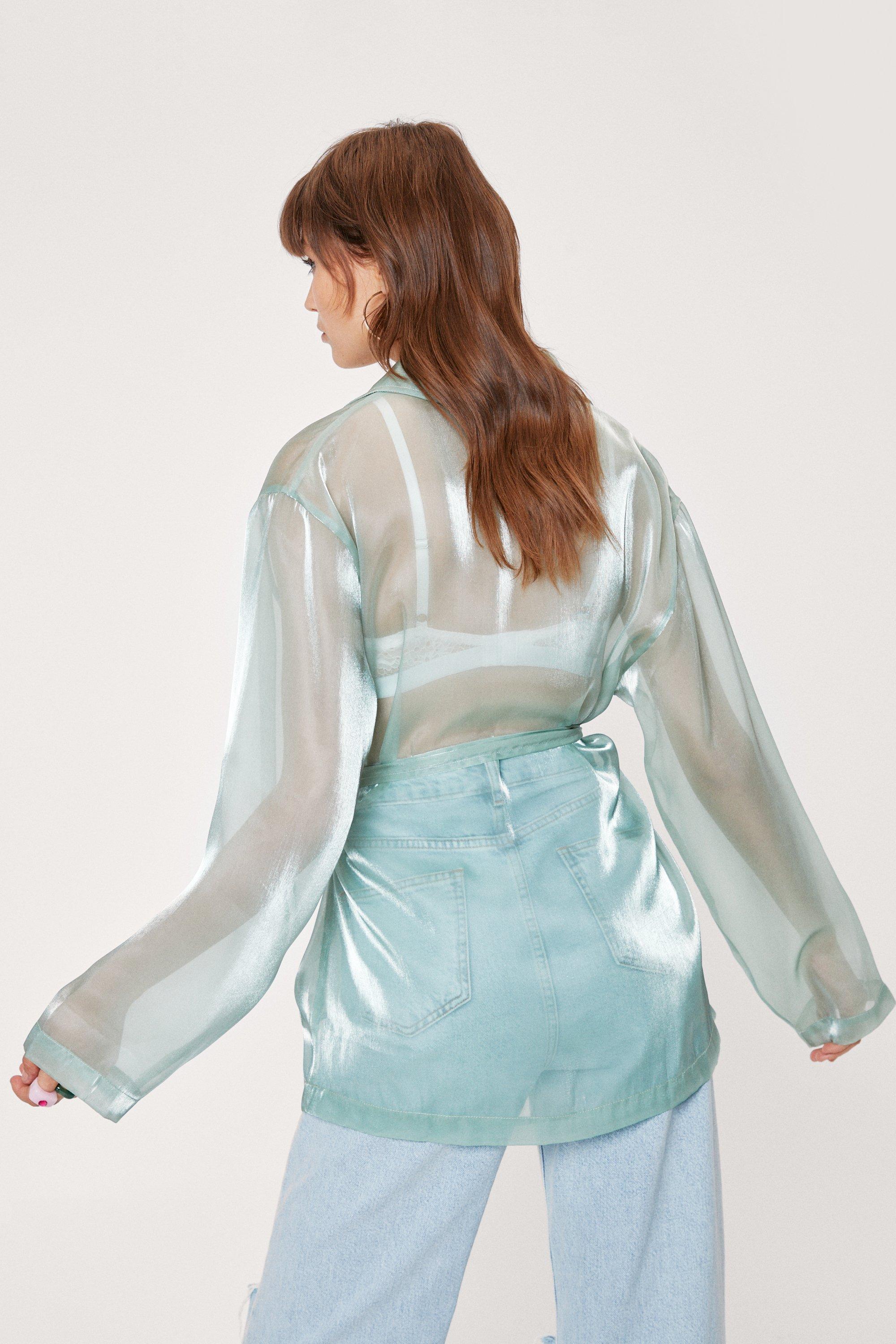 Nasty gal best sale organza top