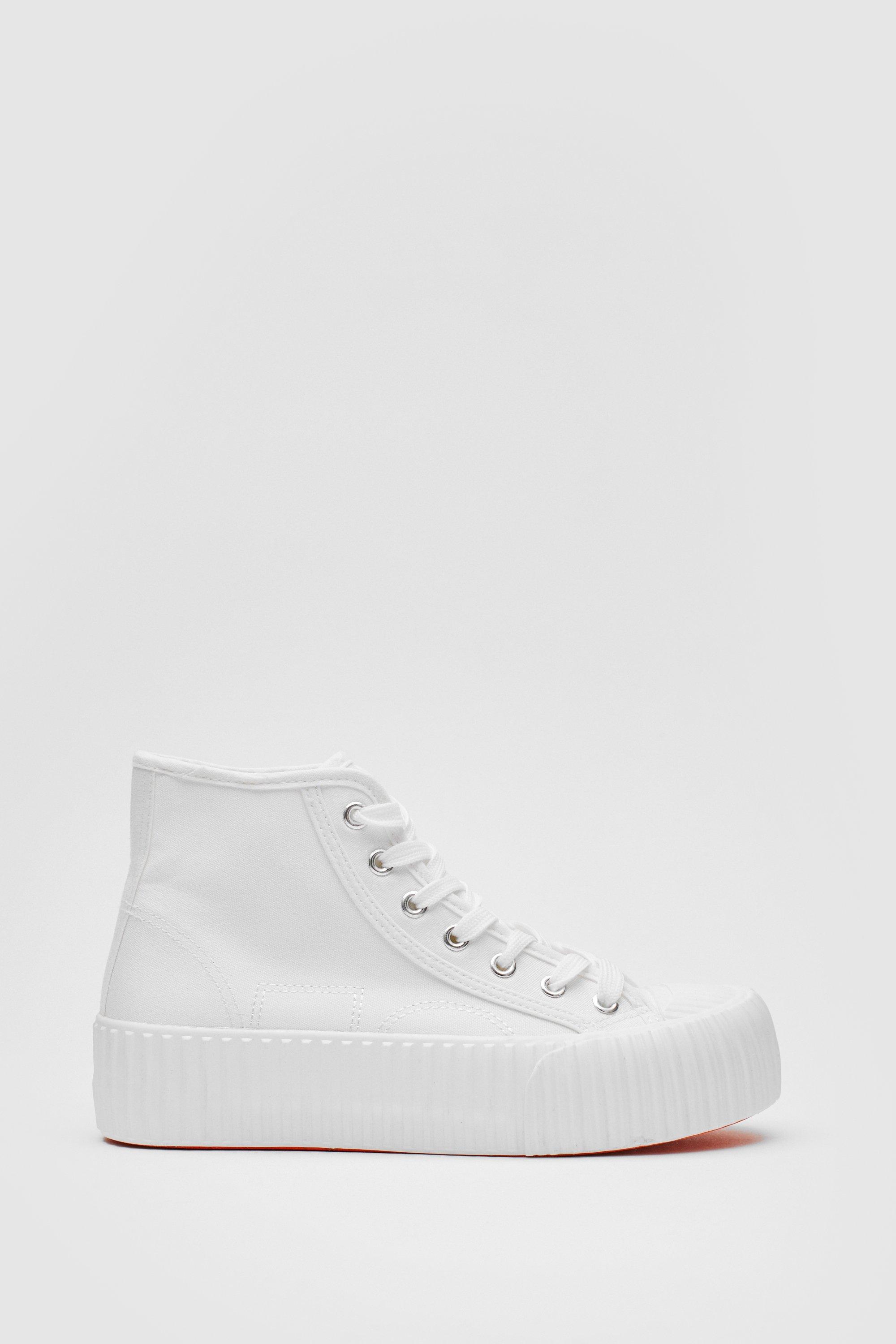 White leather hot sale high top sneakers