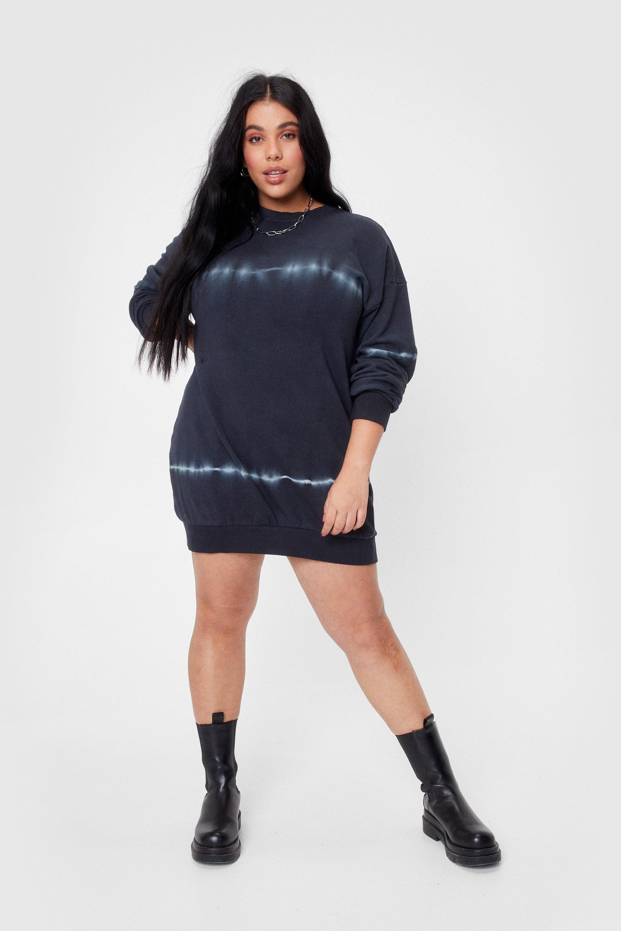 Slouchy sweatshirt dress clearance