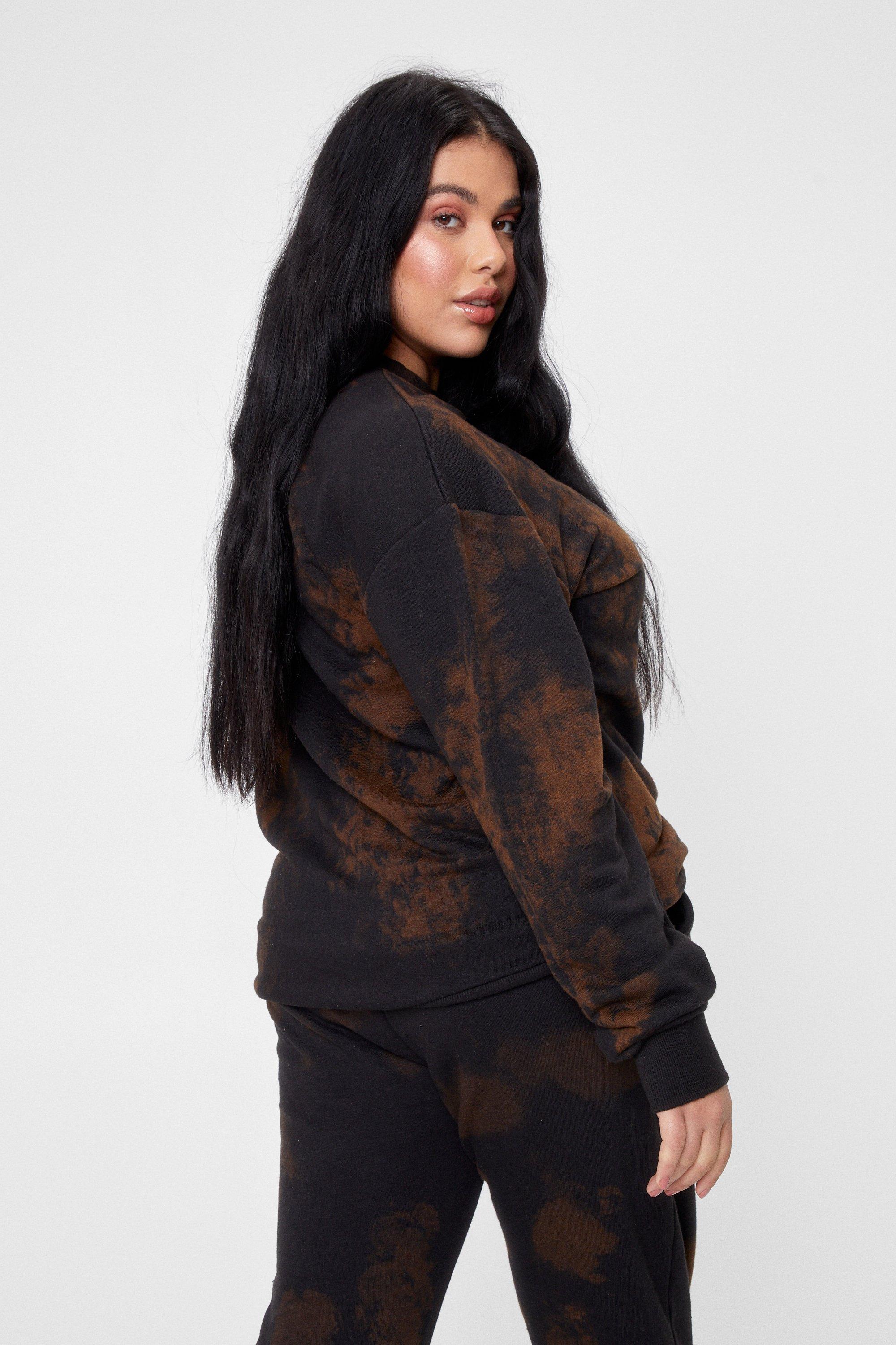 Plus Size Tie Dye Sweatshirt