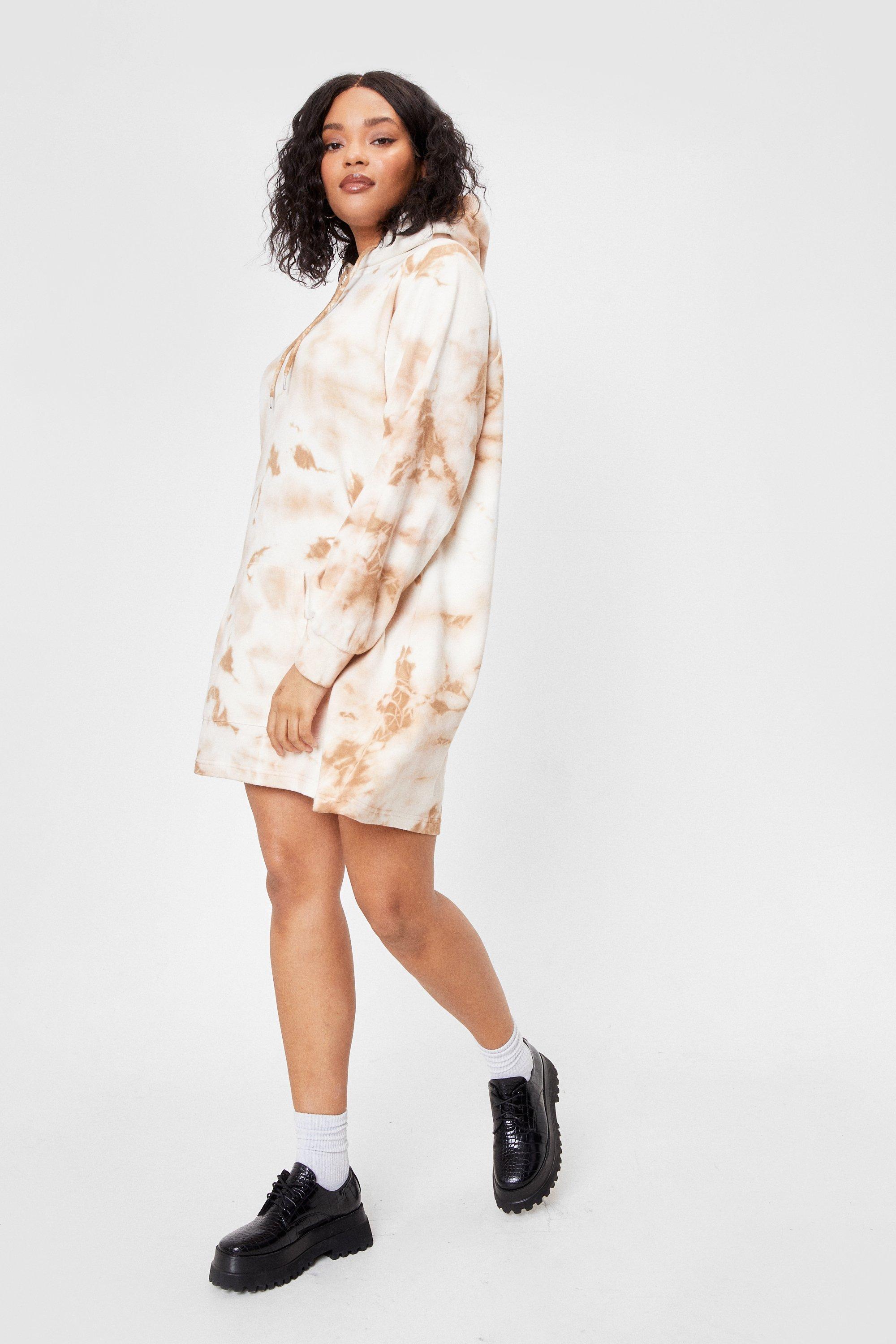 Get Your Groove On Plus Tie Dye Hoodie Nasty Gal