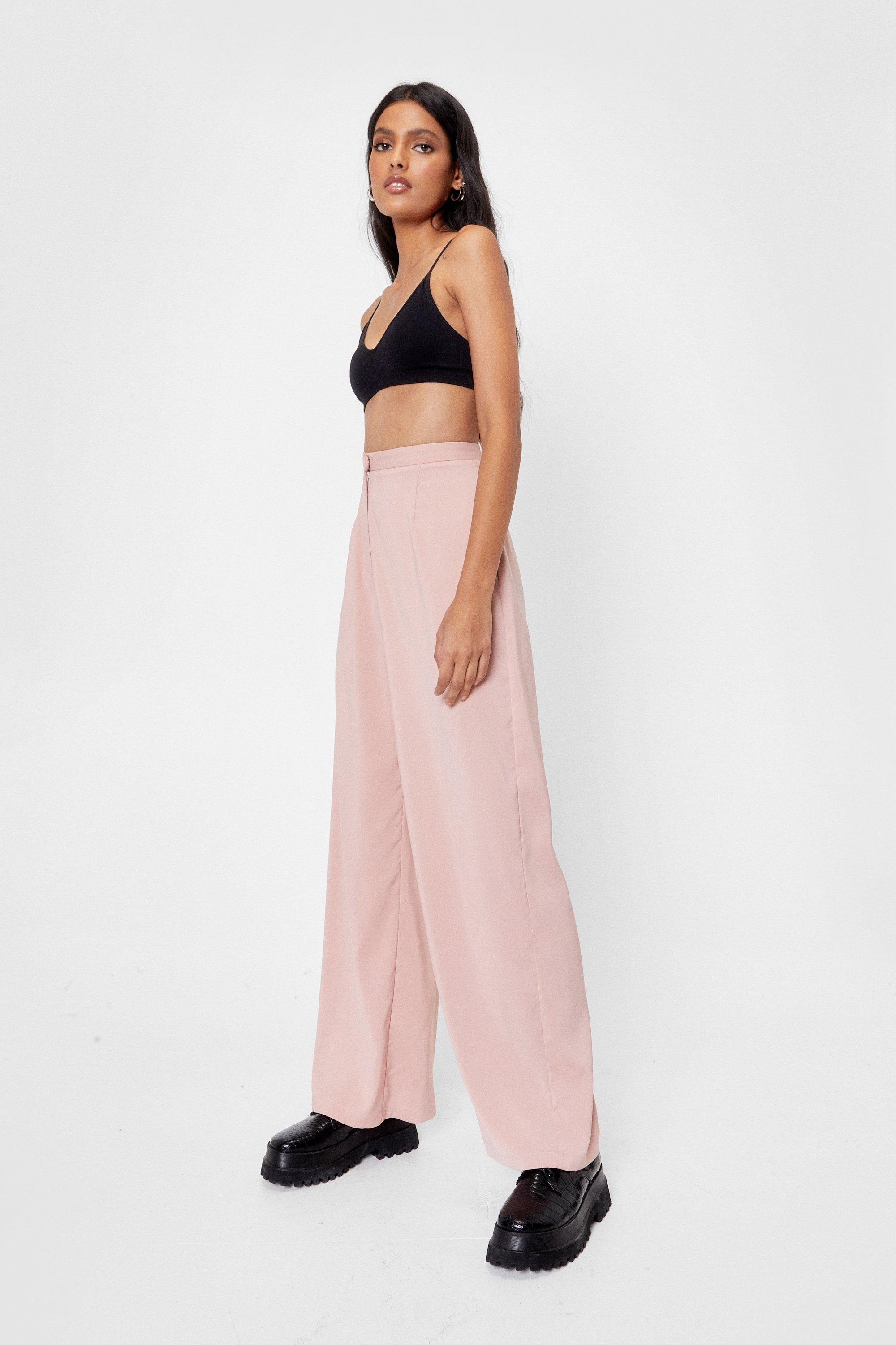 Diamante Embellished Wide Leg Pants