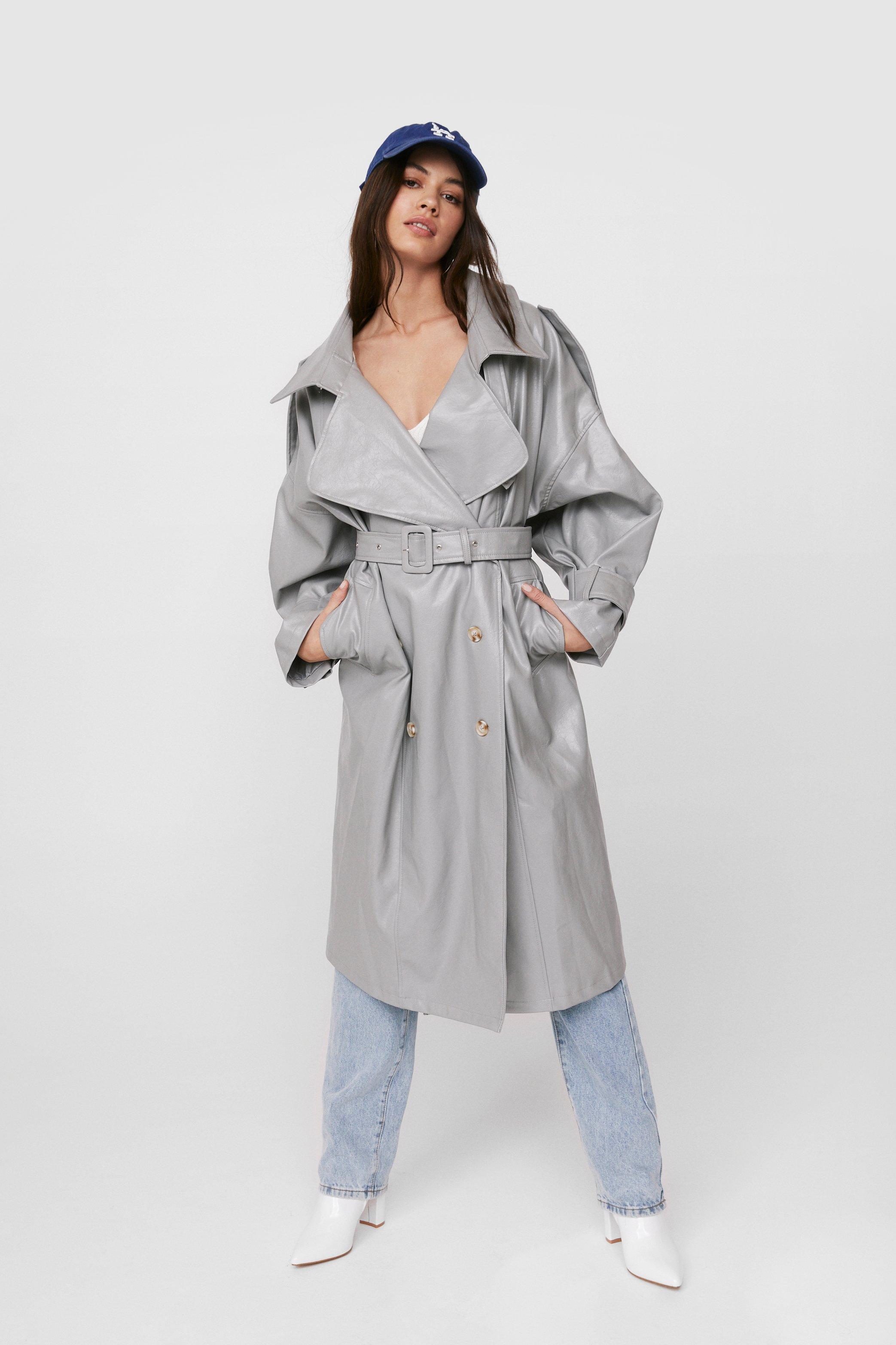 Nasty Gal Belted Trench Coat