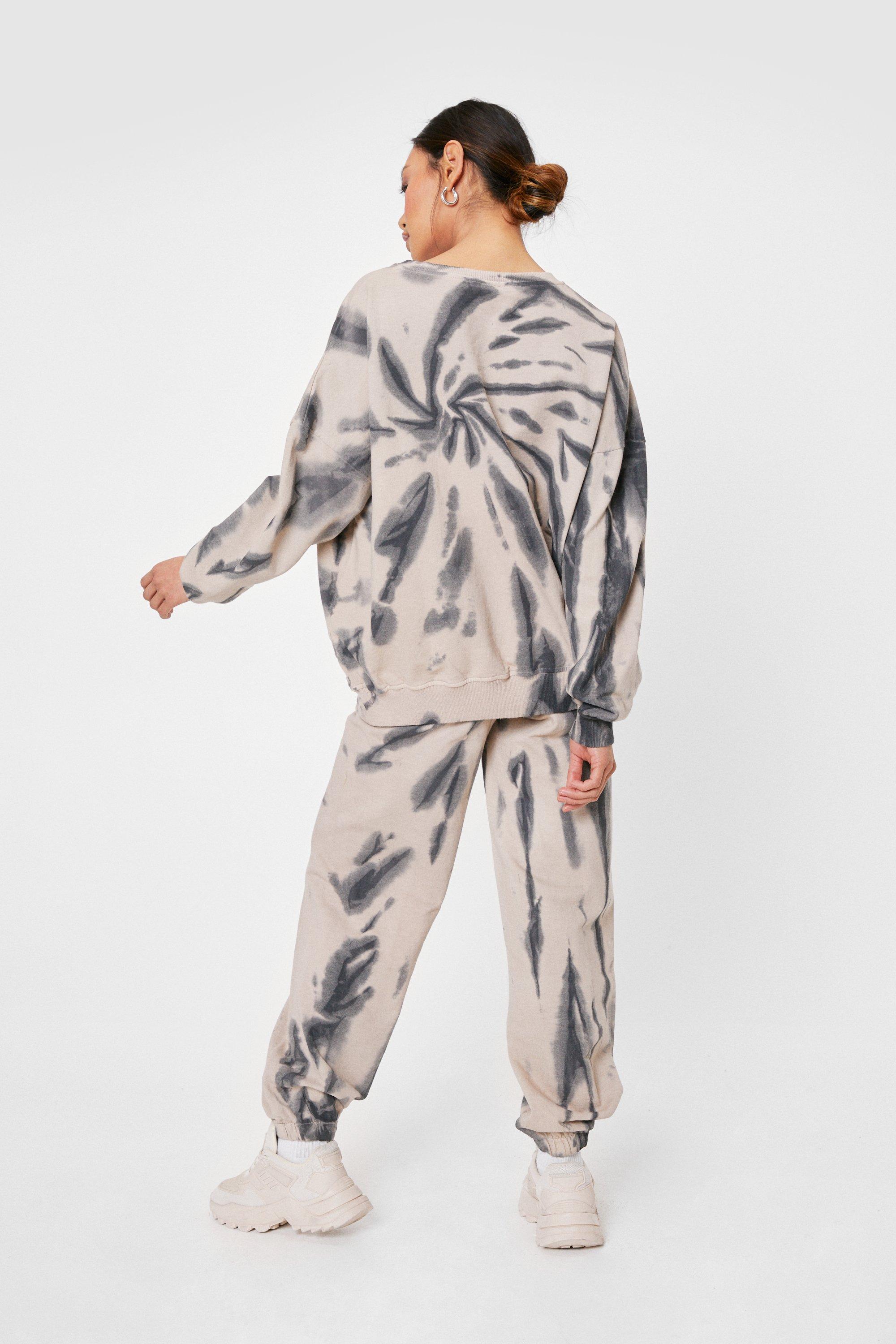 Petite Tie Dye Sweatshirt and Joggers Set Nasty Gal