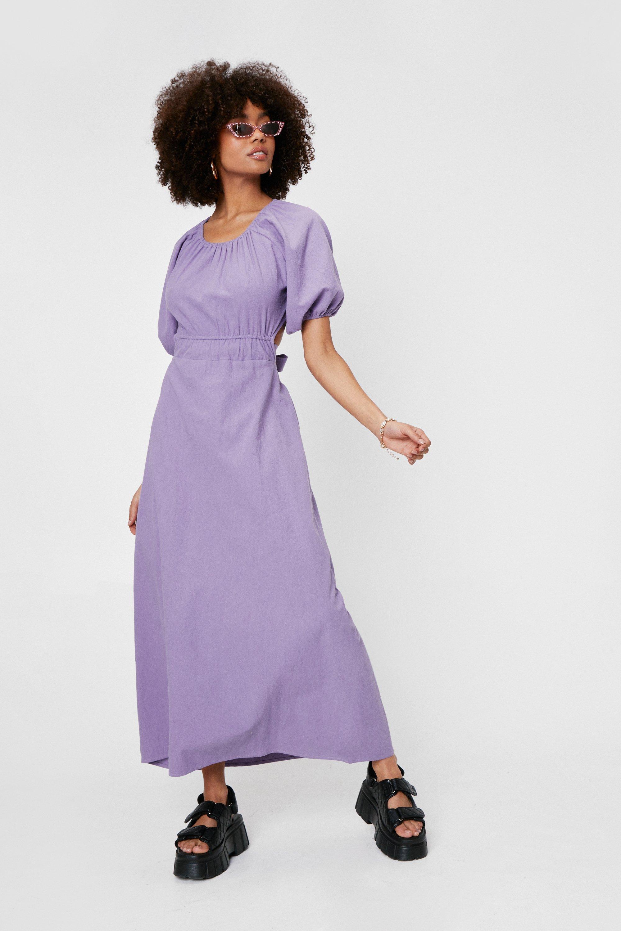 Nasty gal linen dress sale