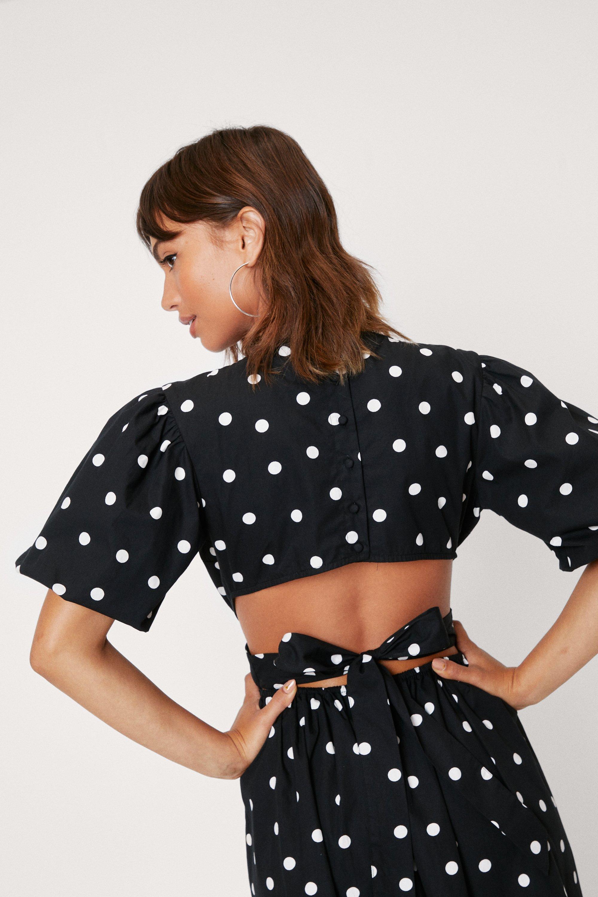 nasty gal spotty dress