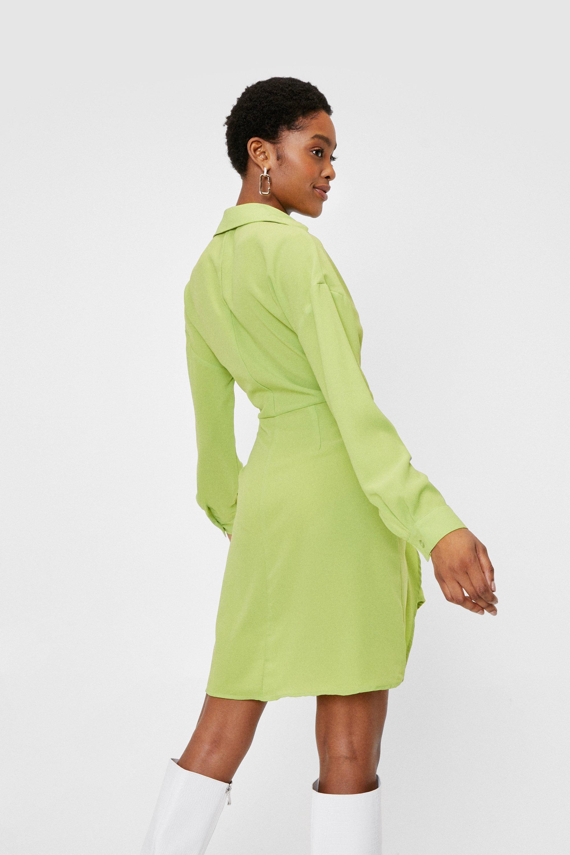 Neon utility outlet dress