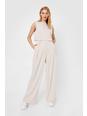 165 High Waisted Pleated Wide Leg Trousers