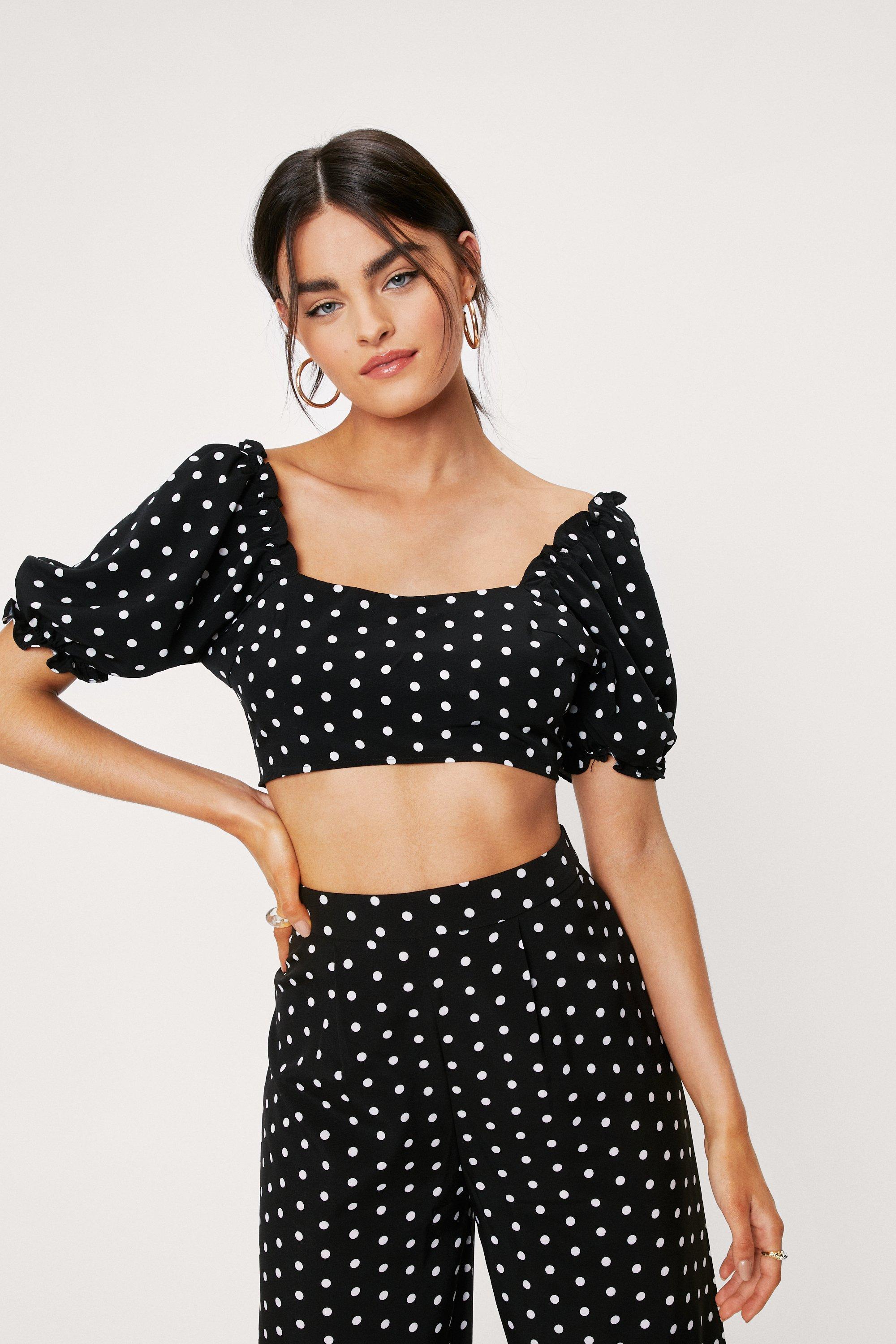 nasty gal polka dot