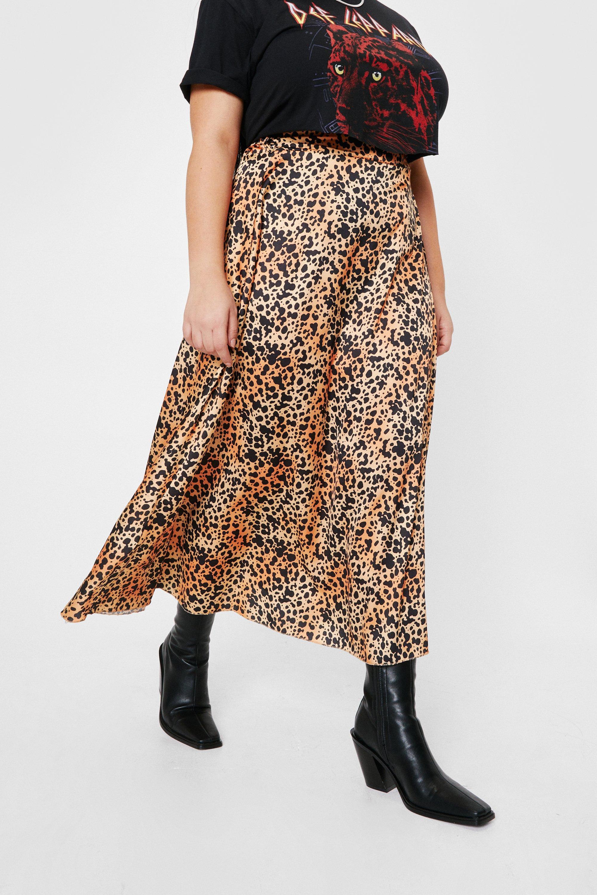 midi cheetah skirt