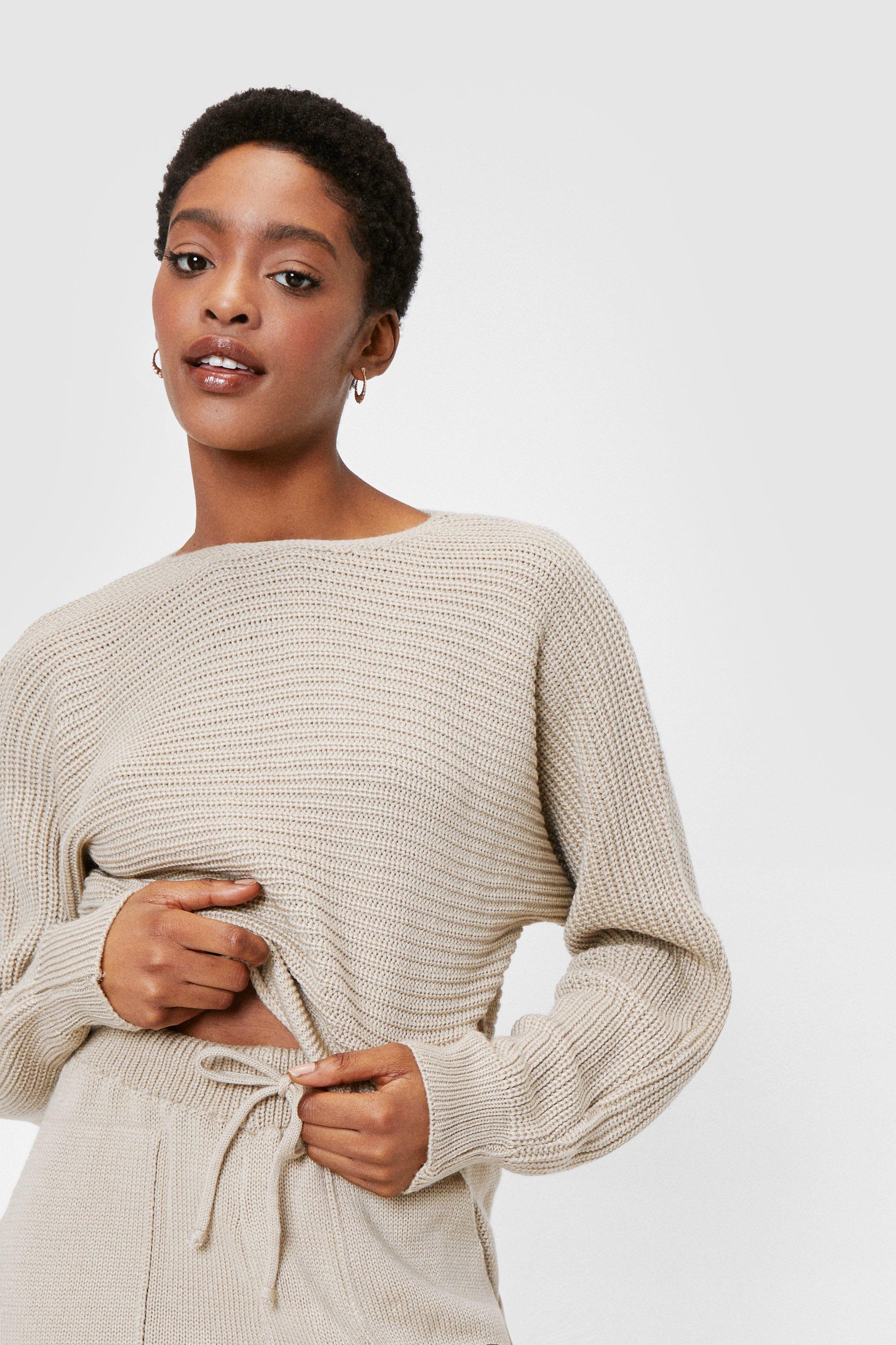 Chunky cropped online jumper