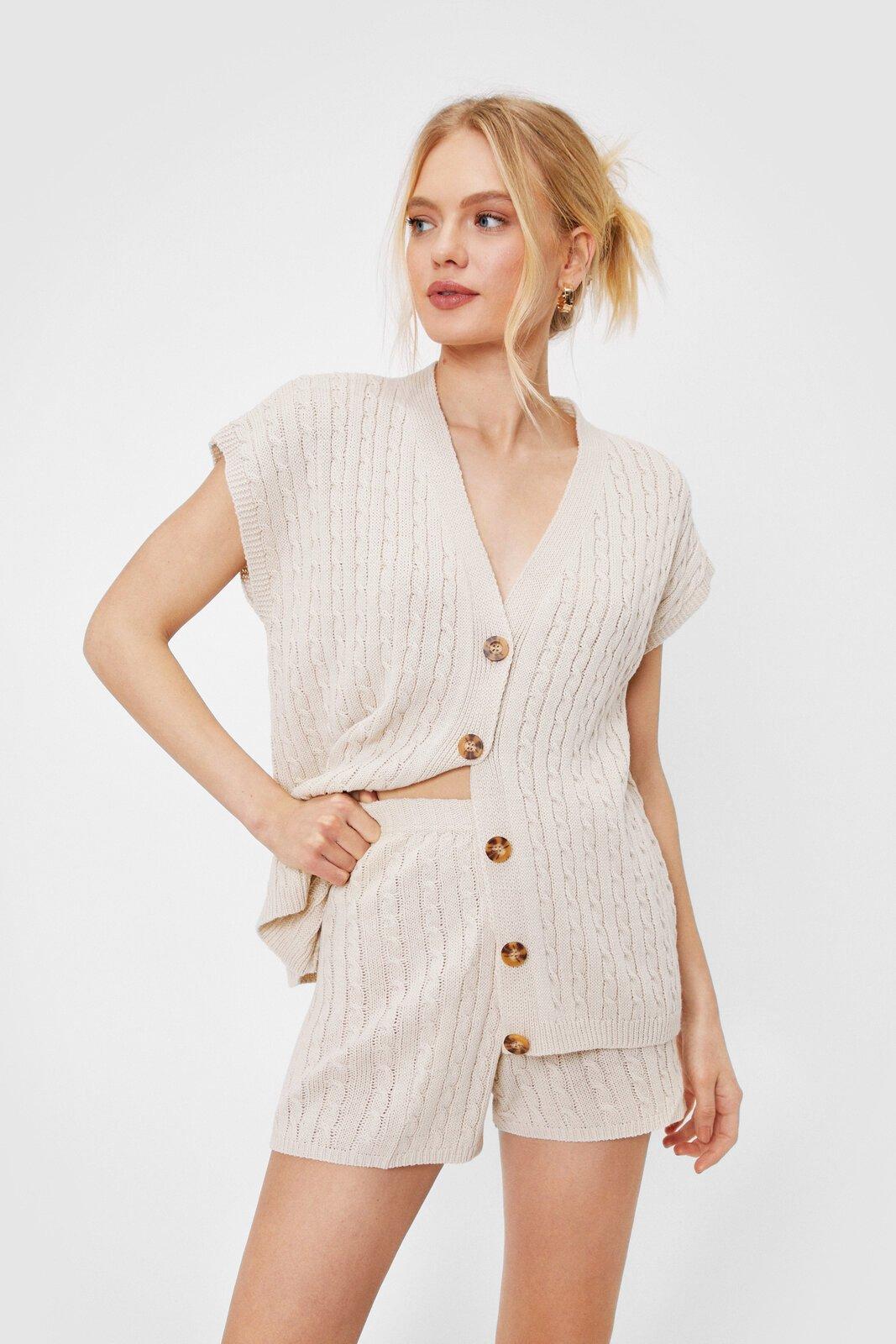 nasty gal cardigan set