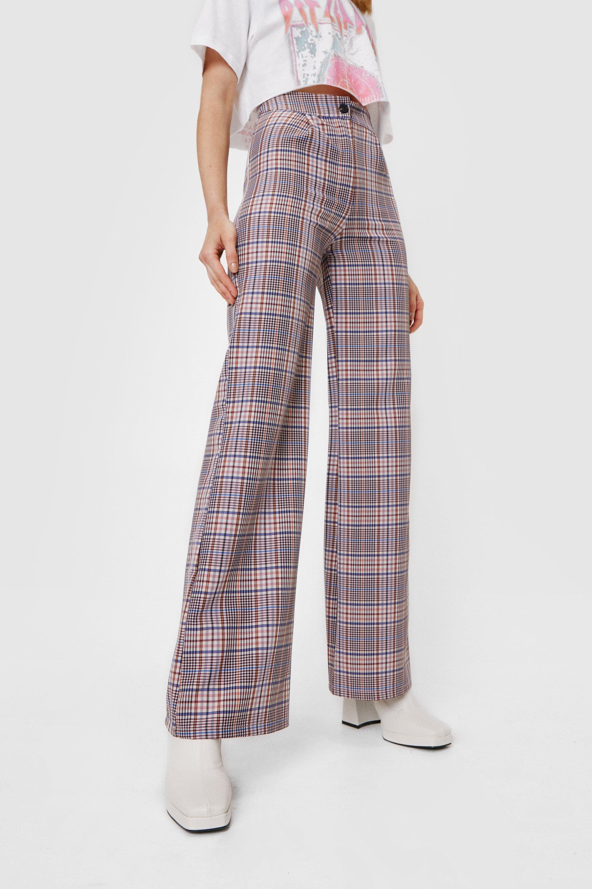 Nasty gal hot sale checkered pants