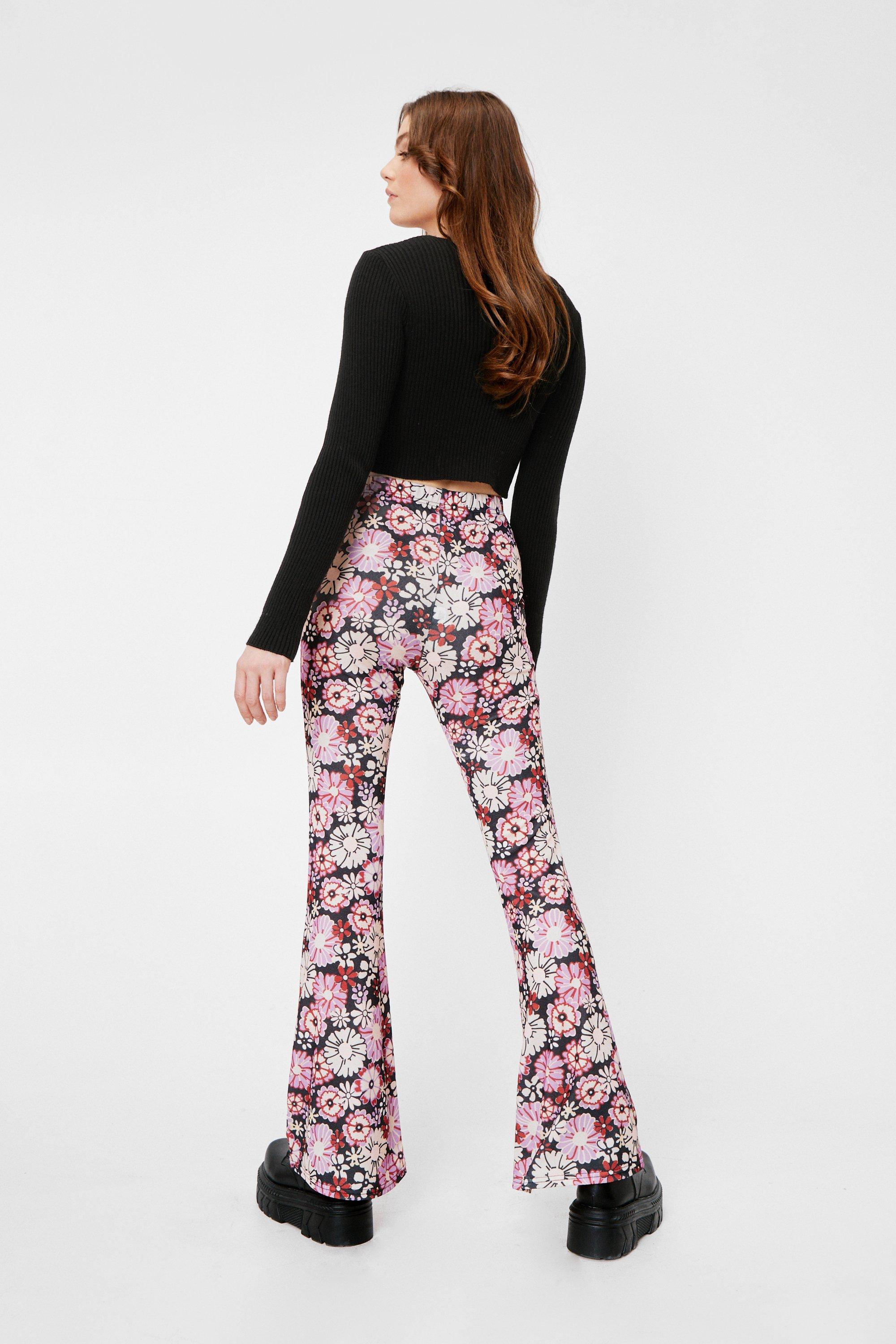 Floral sale flare leggings