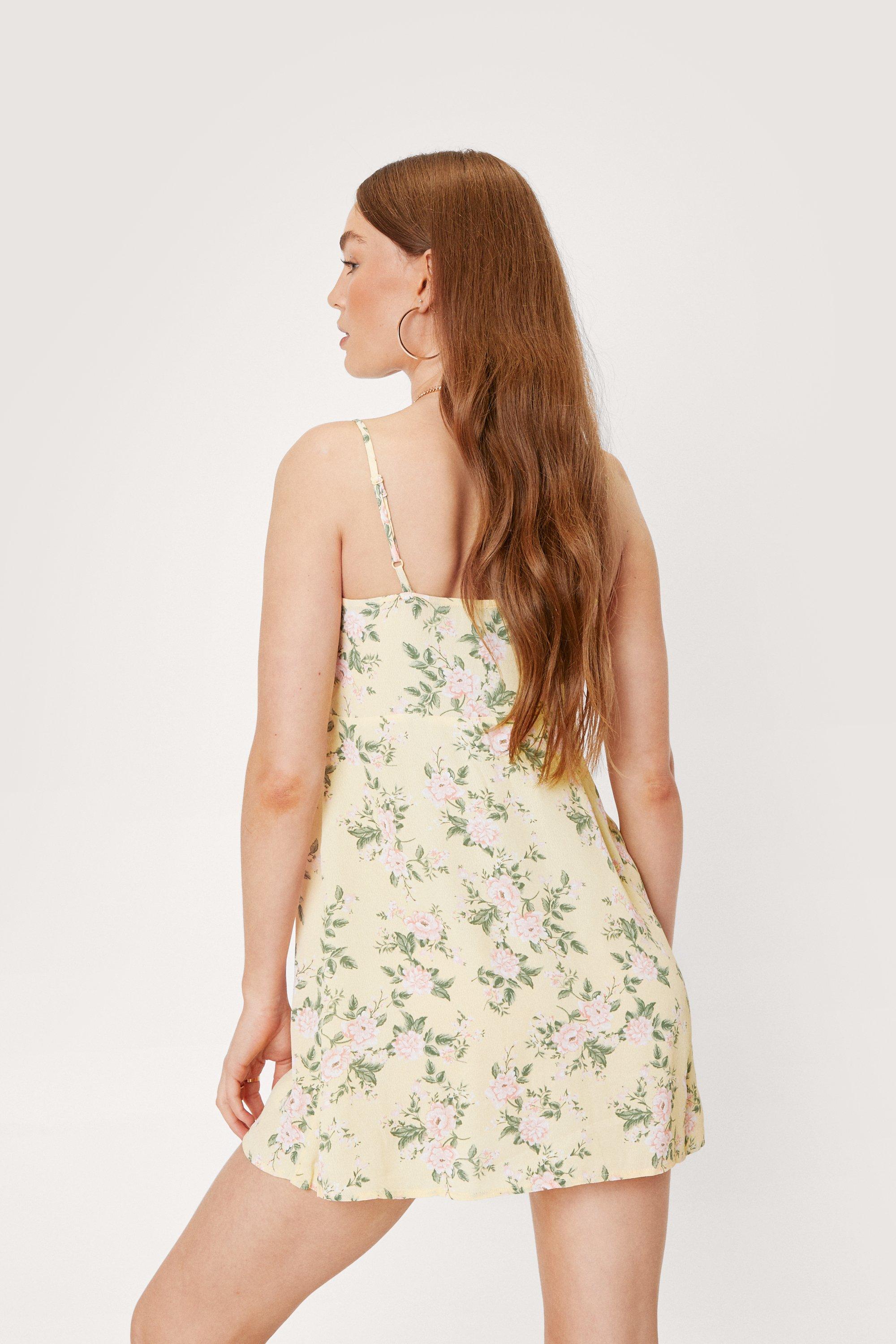 Floral Cami Mini Dress