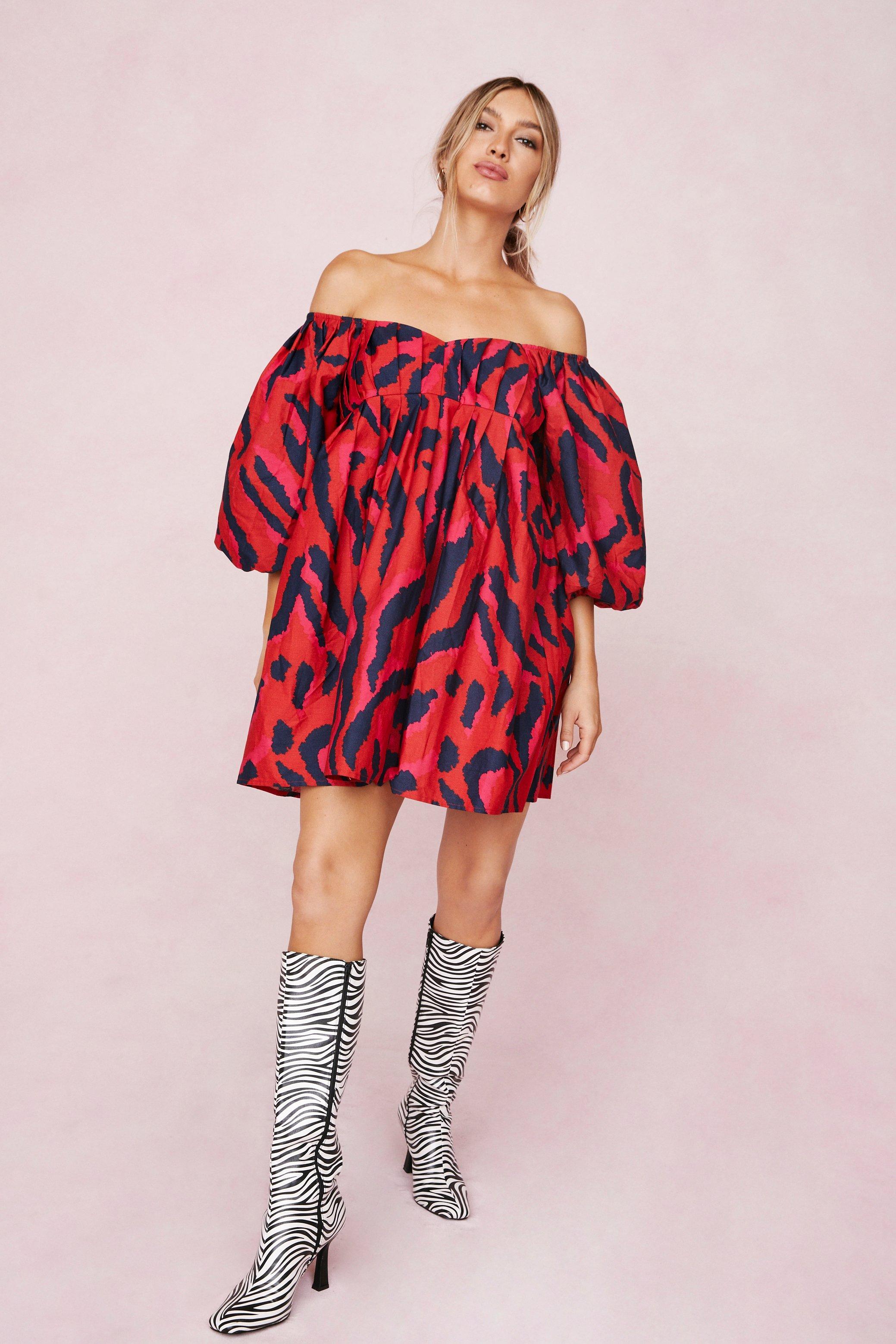 Nasty gal zebra clearance dress