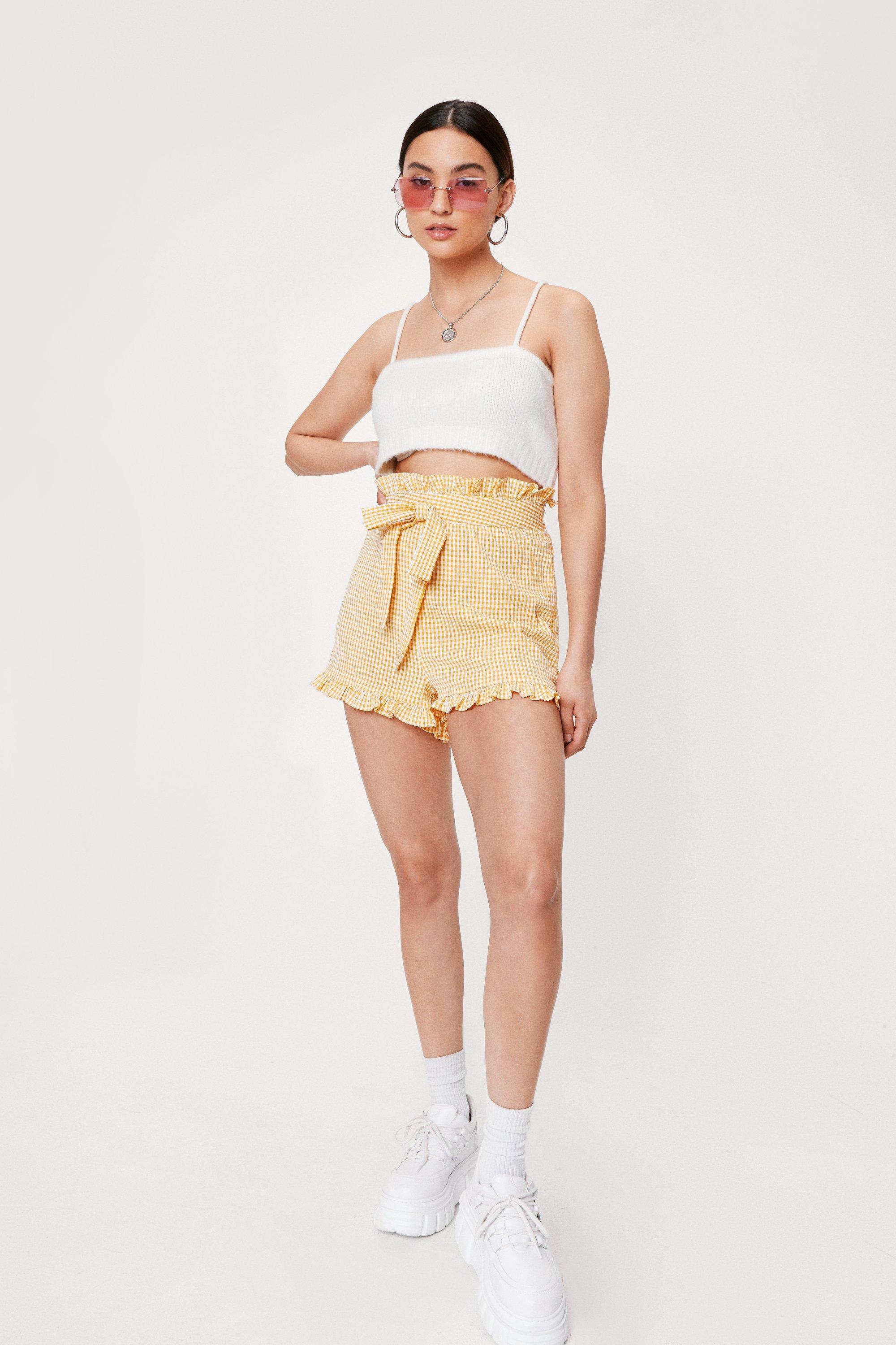 Petite high 2024 waisted shorts