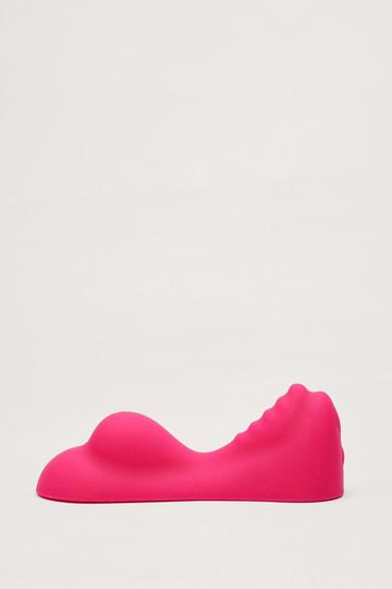 Ridged Seat Vibrator Sex Toy pink