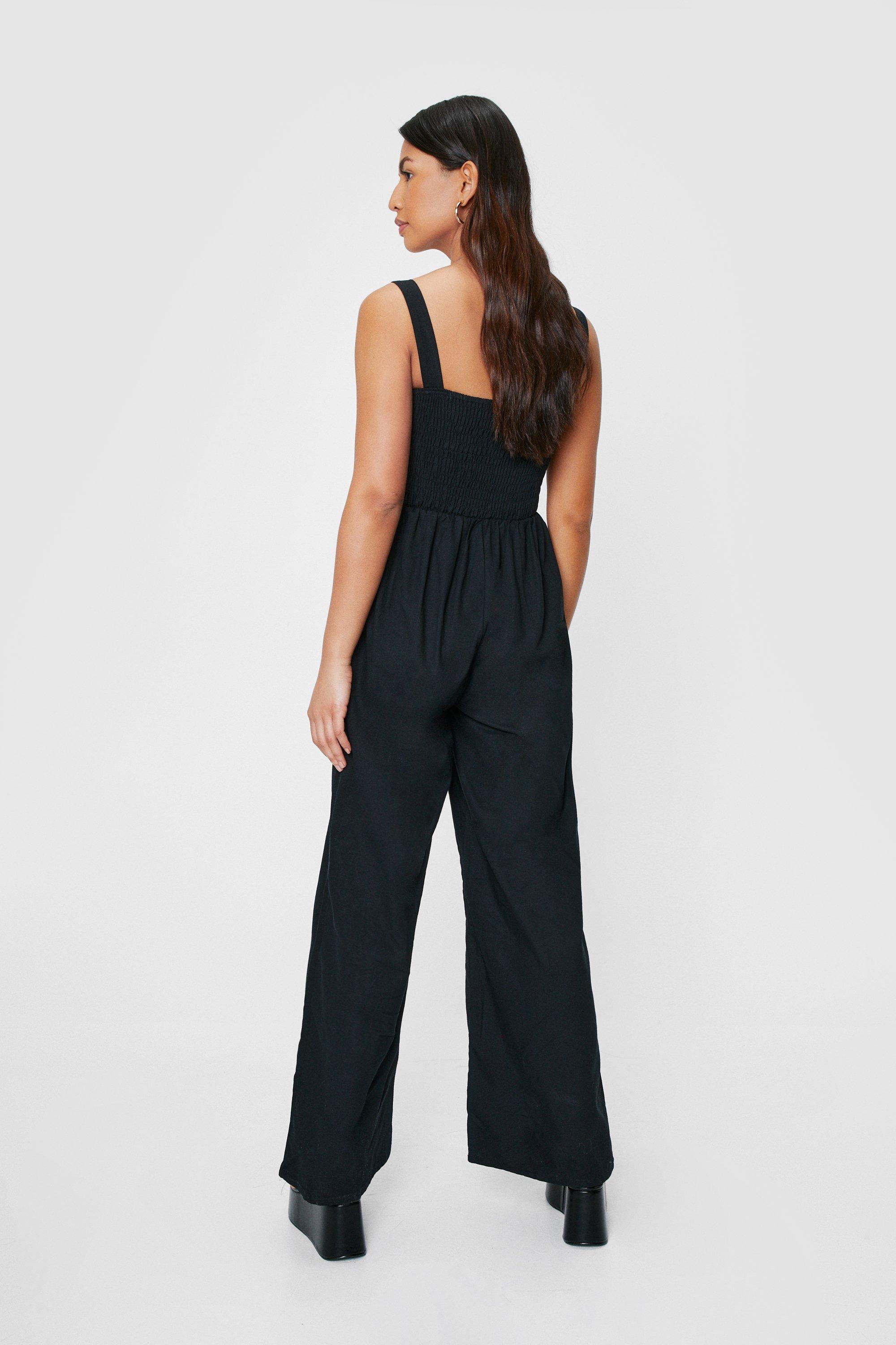 Square Neck Zip-Off Jumpsuit - Ready to Wear