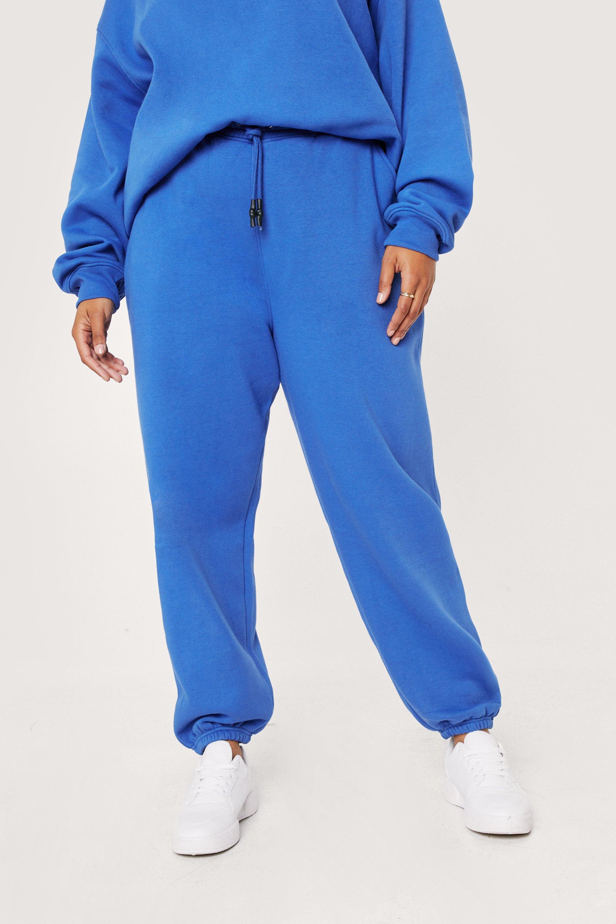 Woman Drawstring Pocket Sweatpants Available in Plus Size 