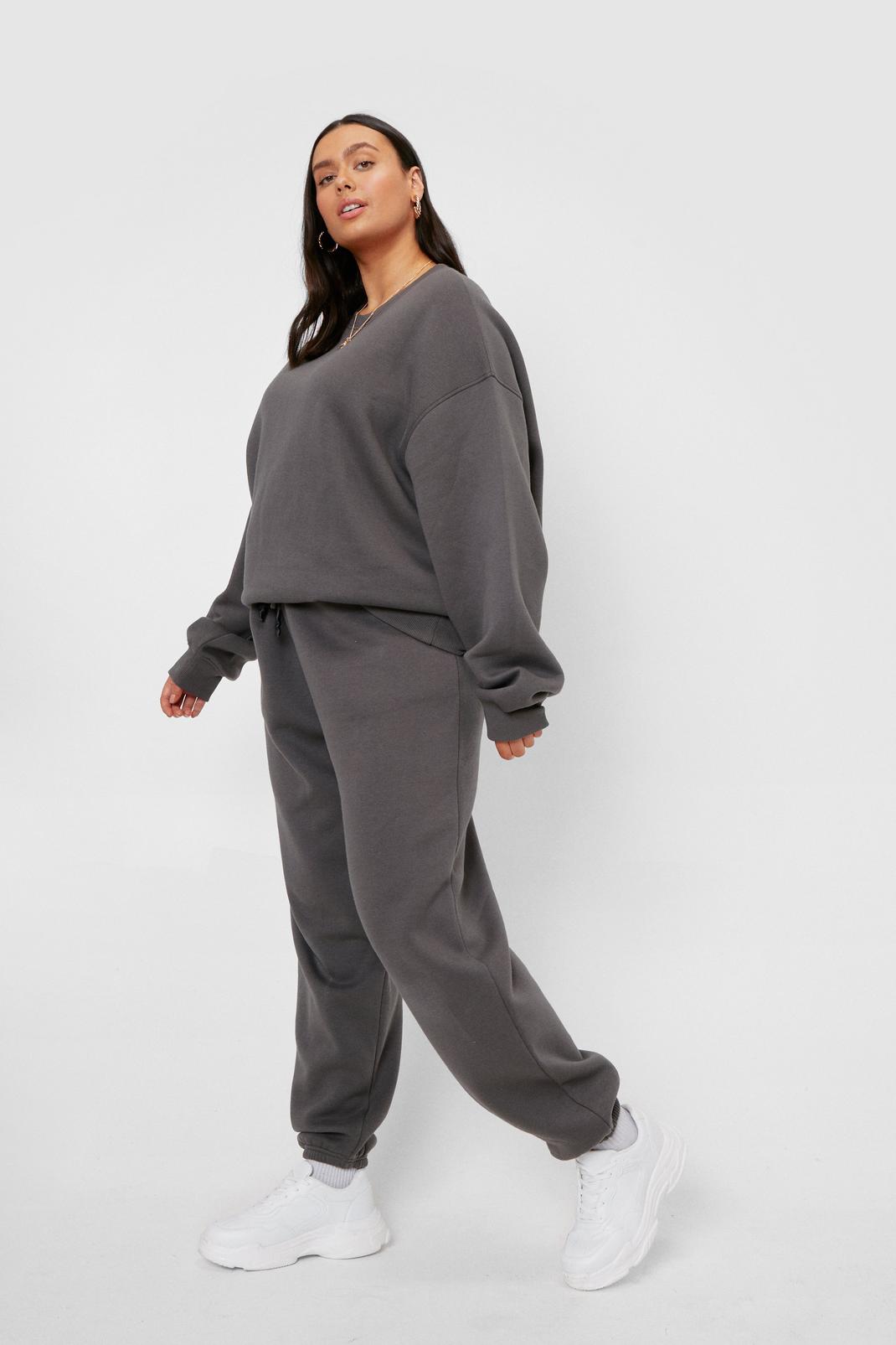 stacked sweatpants plus size