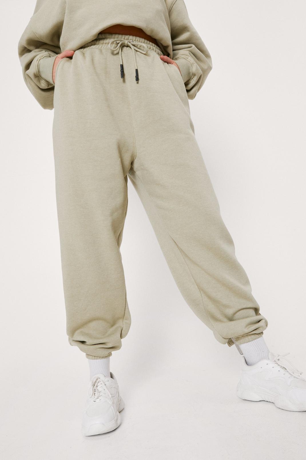 Grande Taille - Pantalon de jogging ample à poches, Sage image number 1
