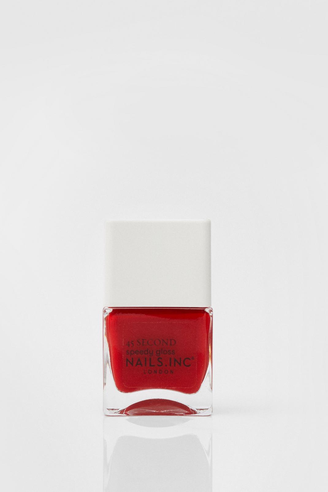 Vernis à ongles vegan effet brillant Nails Inc London - Mayfair Made Me Do It, Red image number 1