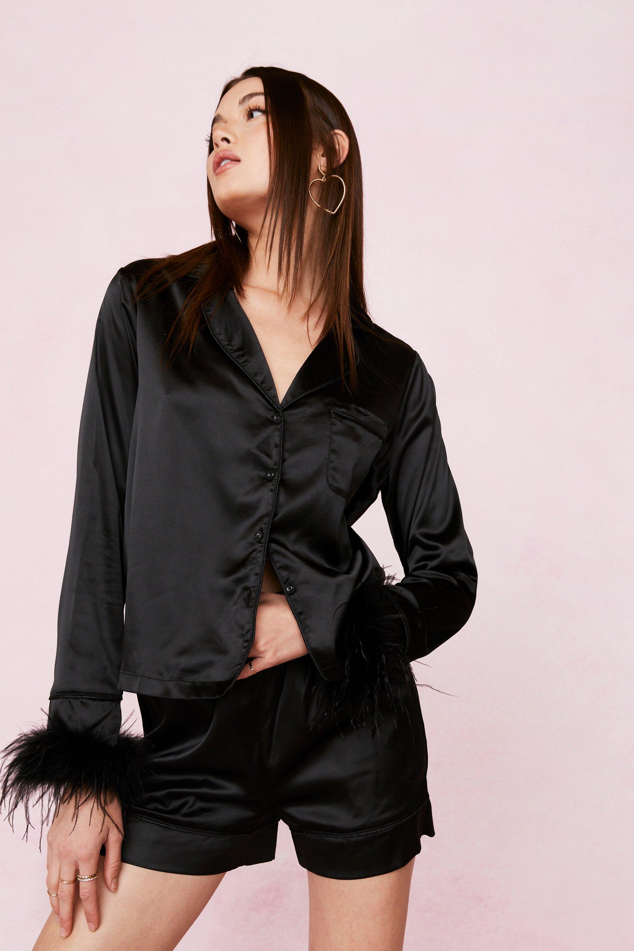 Nasty gal satin discount pjs