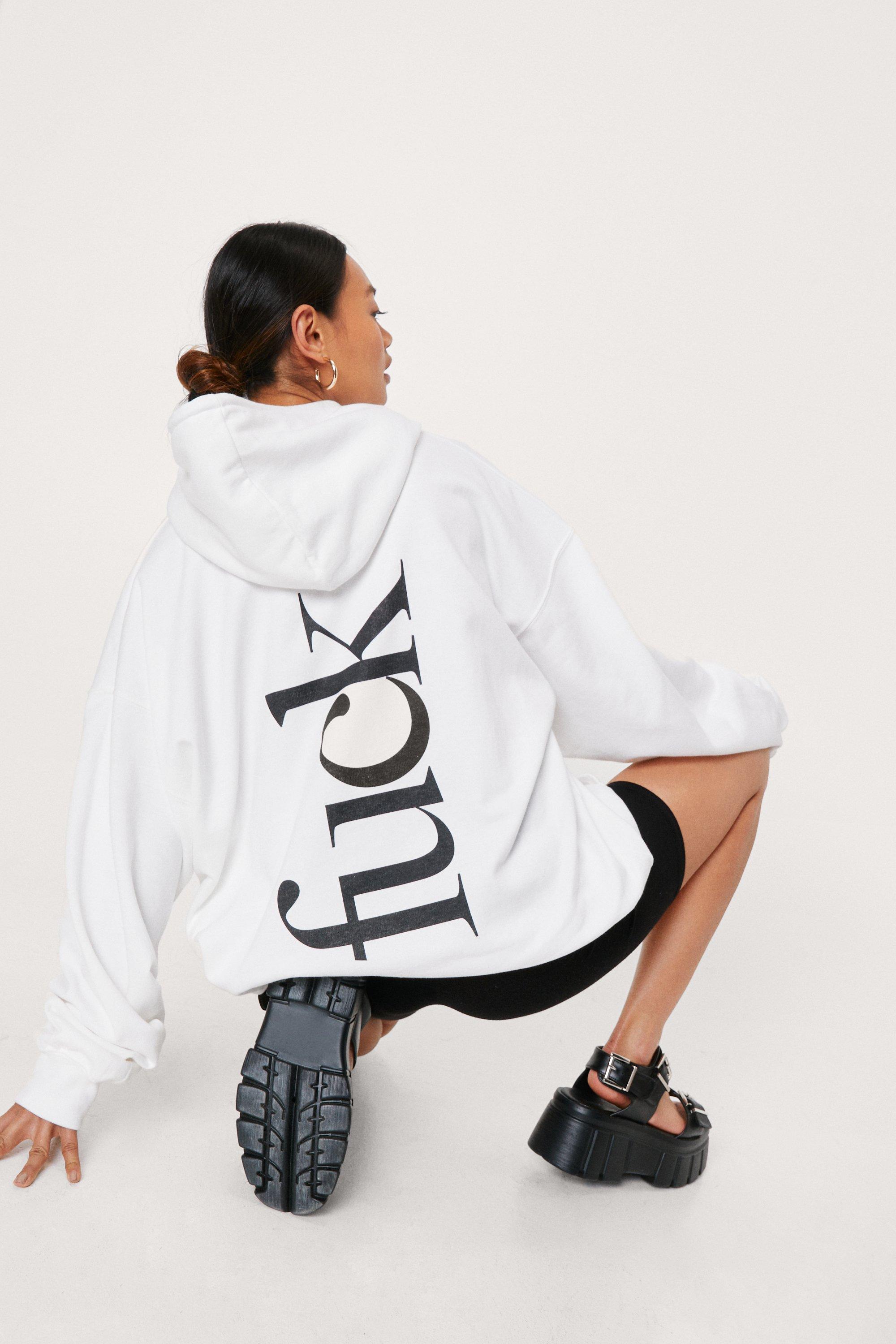 Nasty gal best sale white hoodie