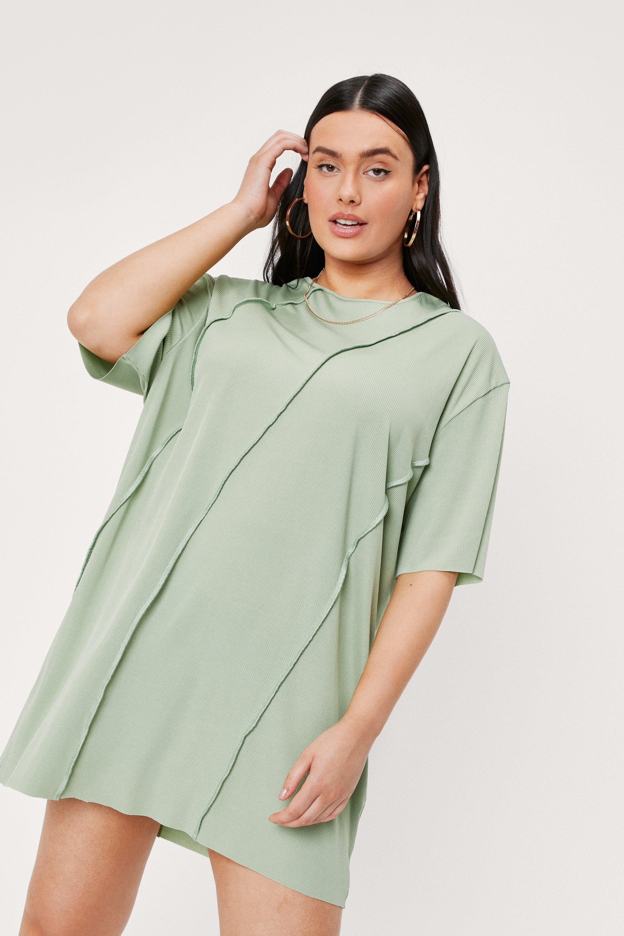 t shirt mini dress plus size