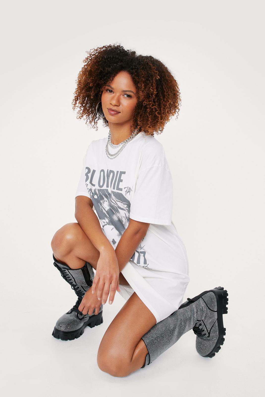 oversized band t shirt dress
