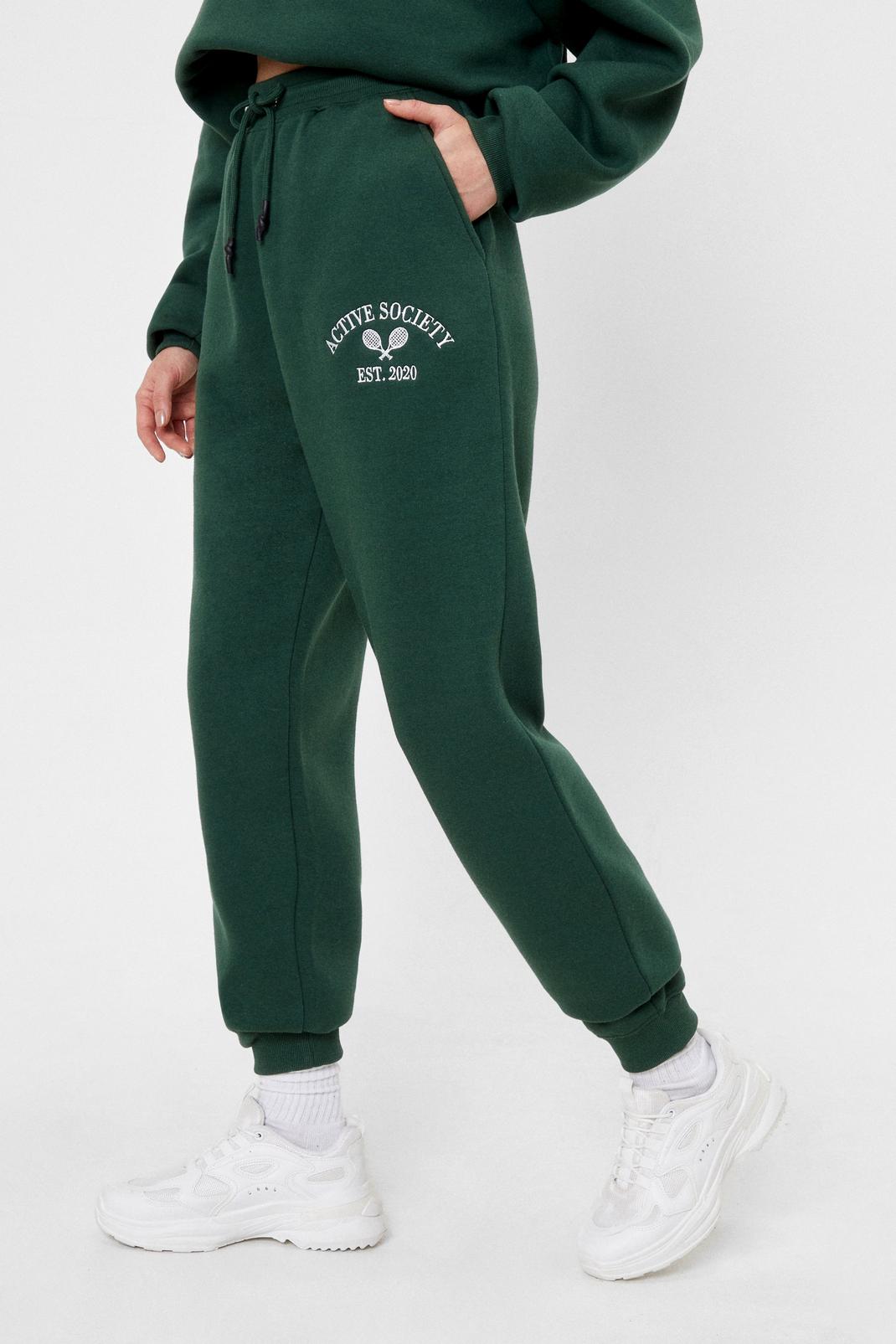 130 Active Society Embroidered Relaxed Sweatpants image number 2