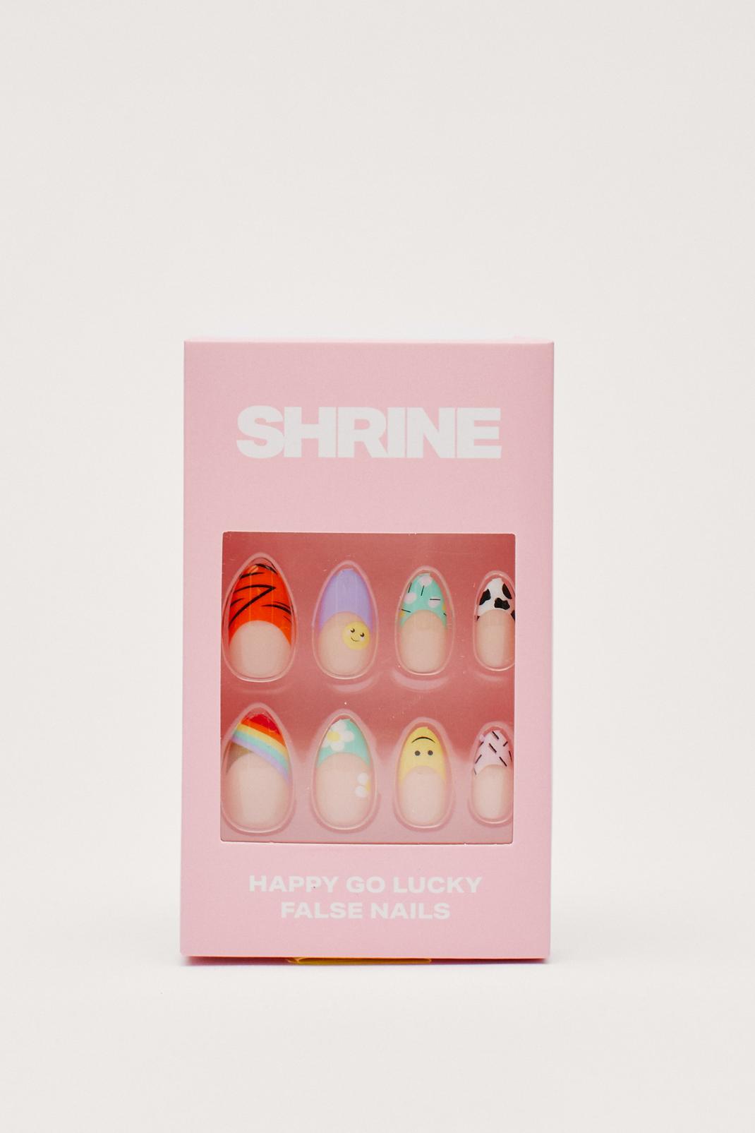 Faux-ongles Happy Go Daisy à motifs par Shrine, Multi image number 1