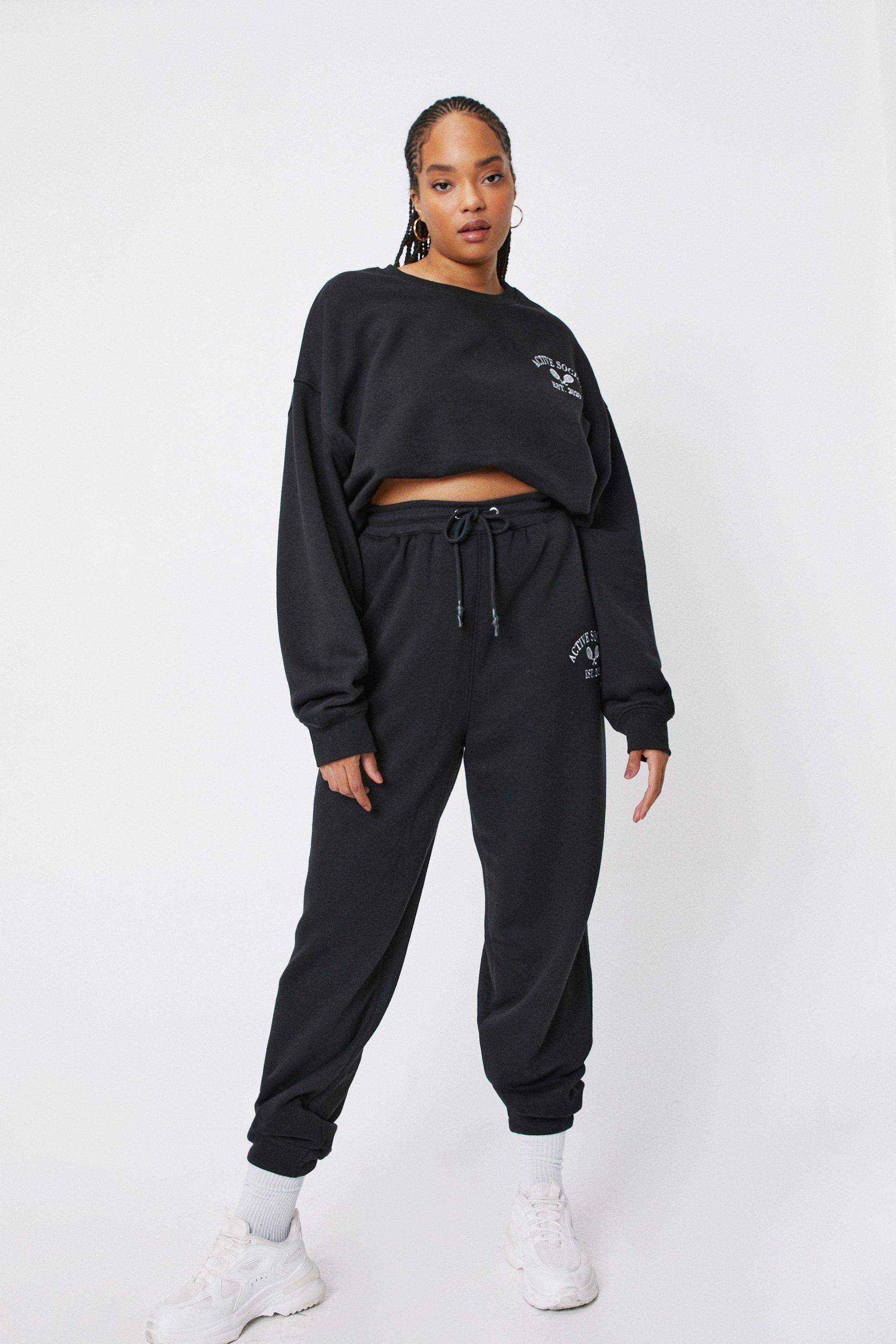 cheap plus size joggers