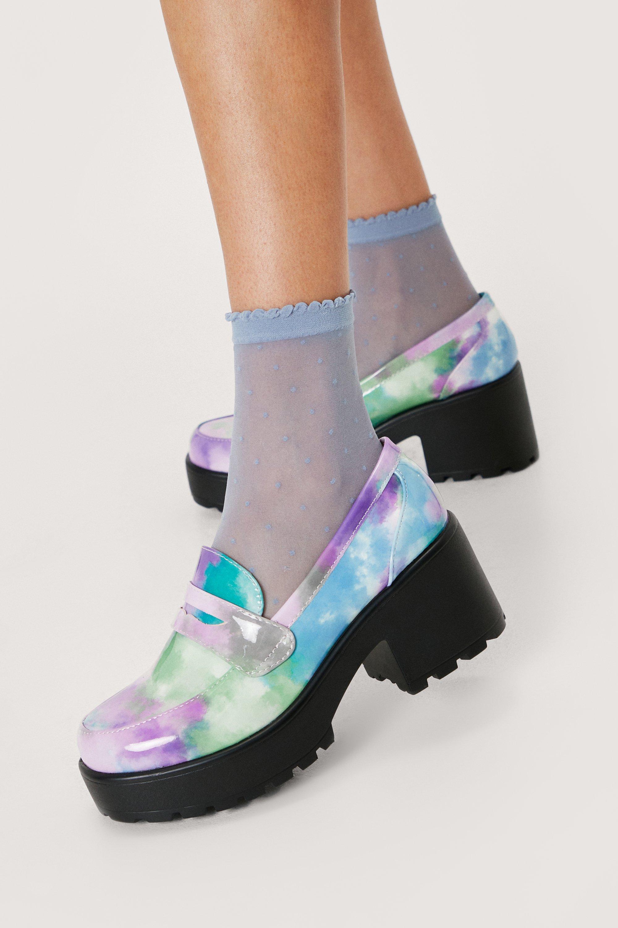 nasty gal chunky loafers