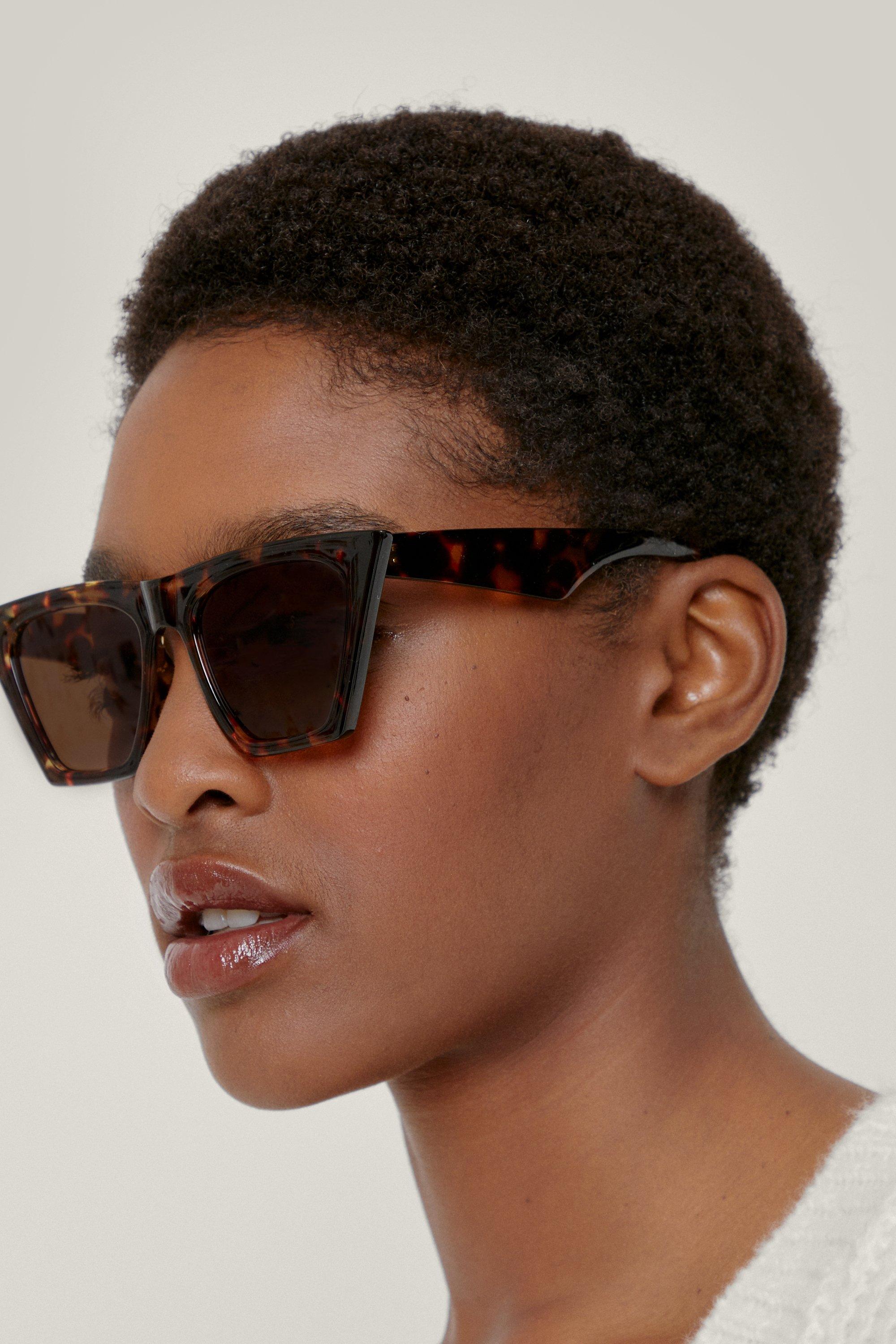 Tortoise shell flat outlet top sunglasses