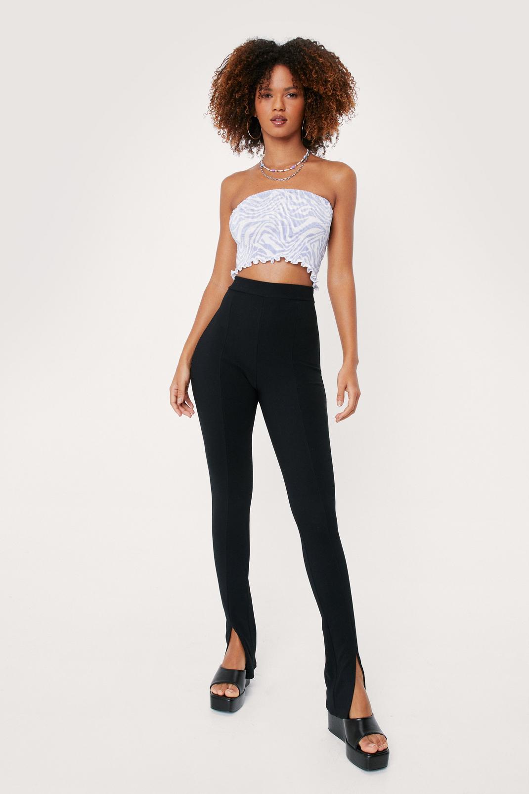 high waisted flare pants