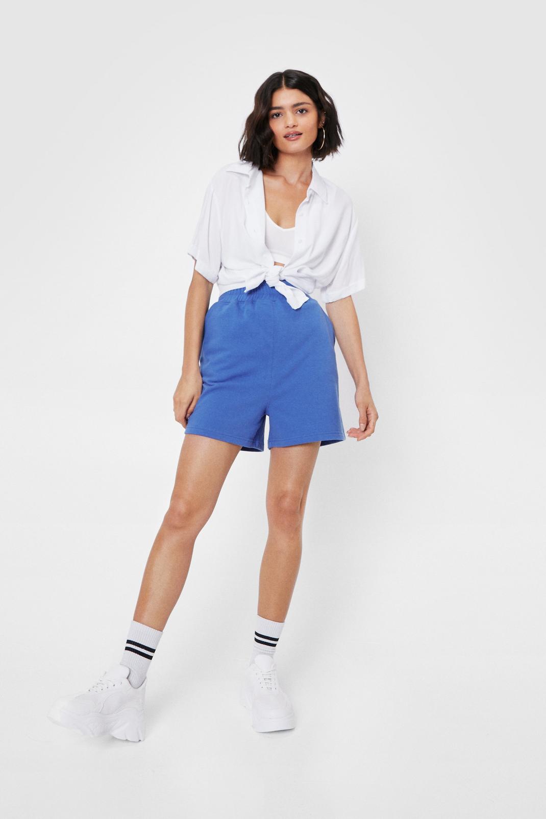 sweat longline shorts