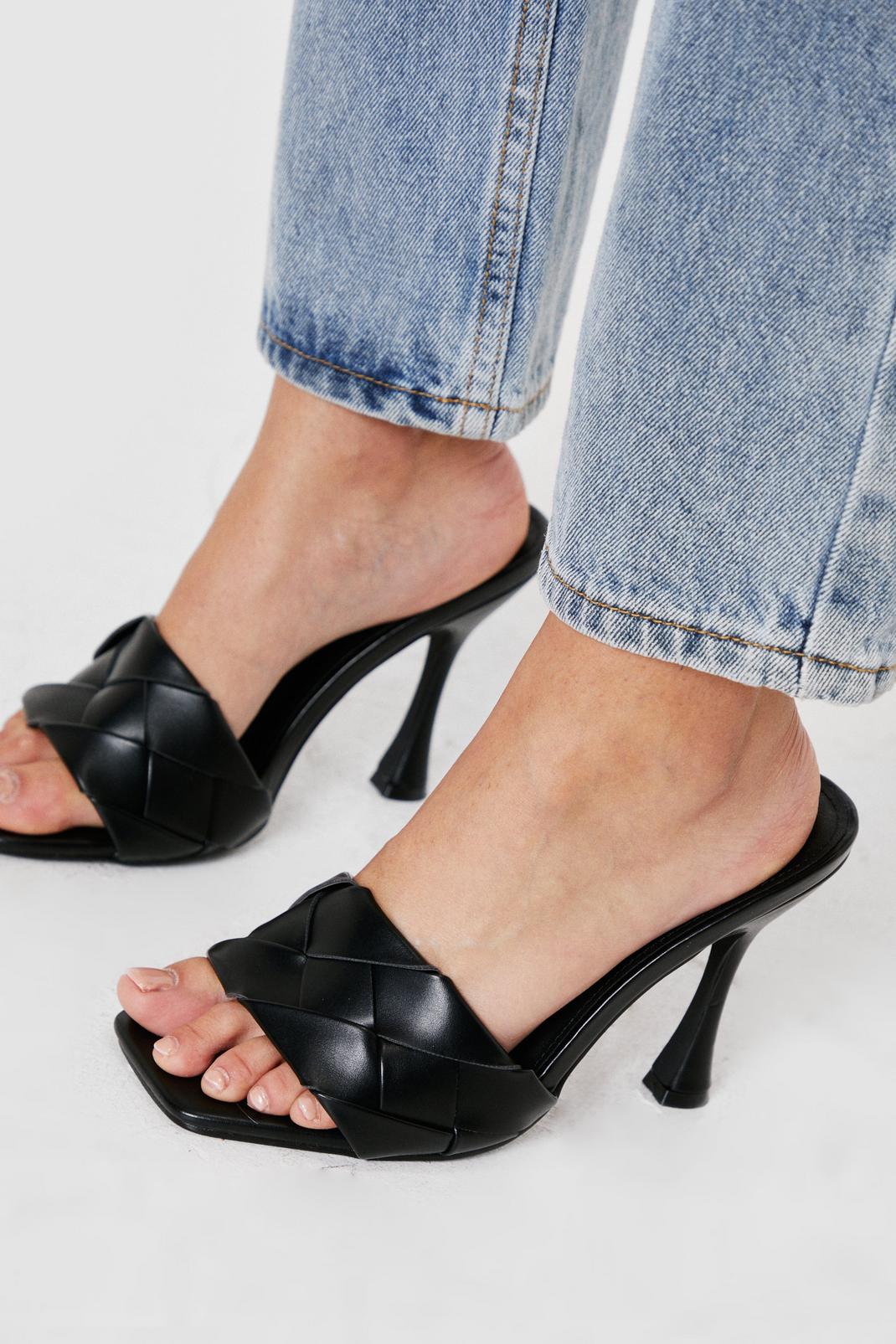 ladies leather mules wide fit