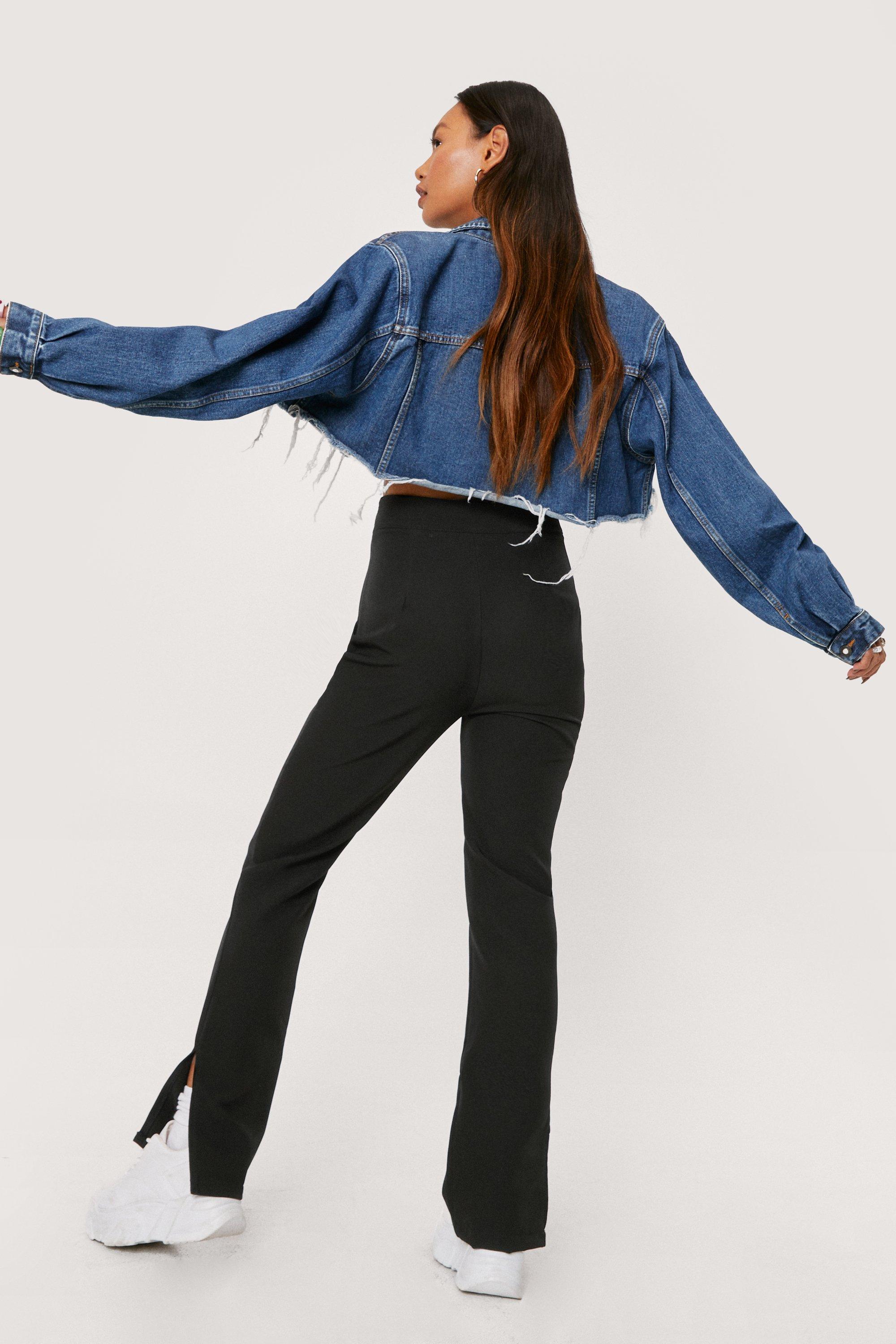 Side Split Hem Pant