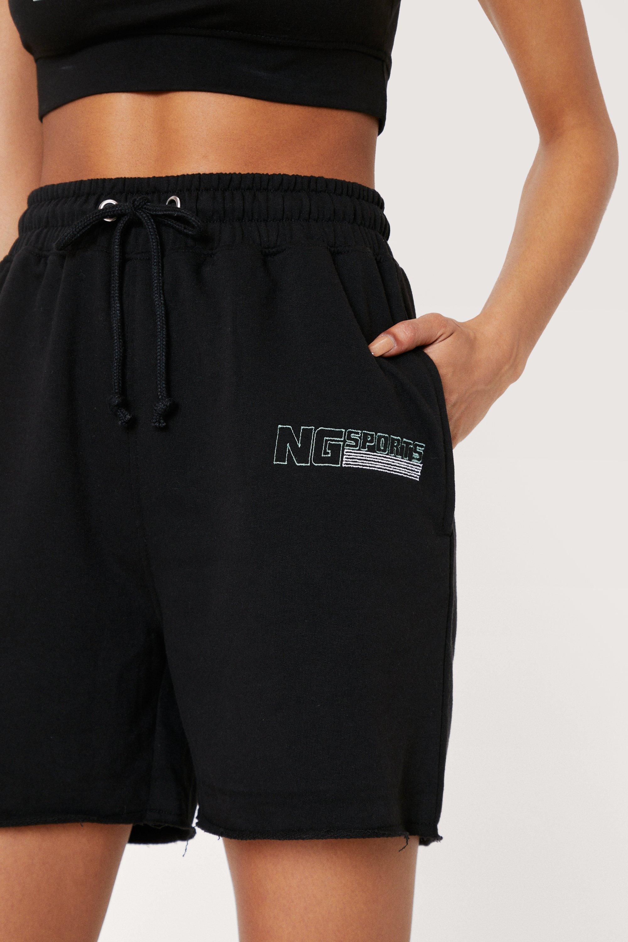 Graphic jogger shorts hotsell
