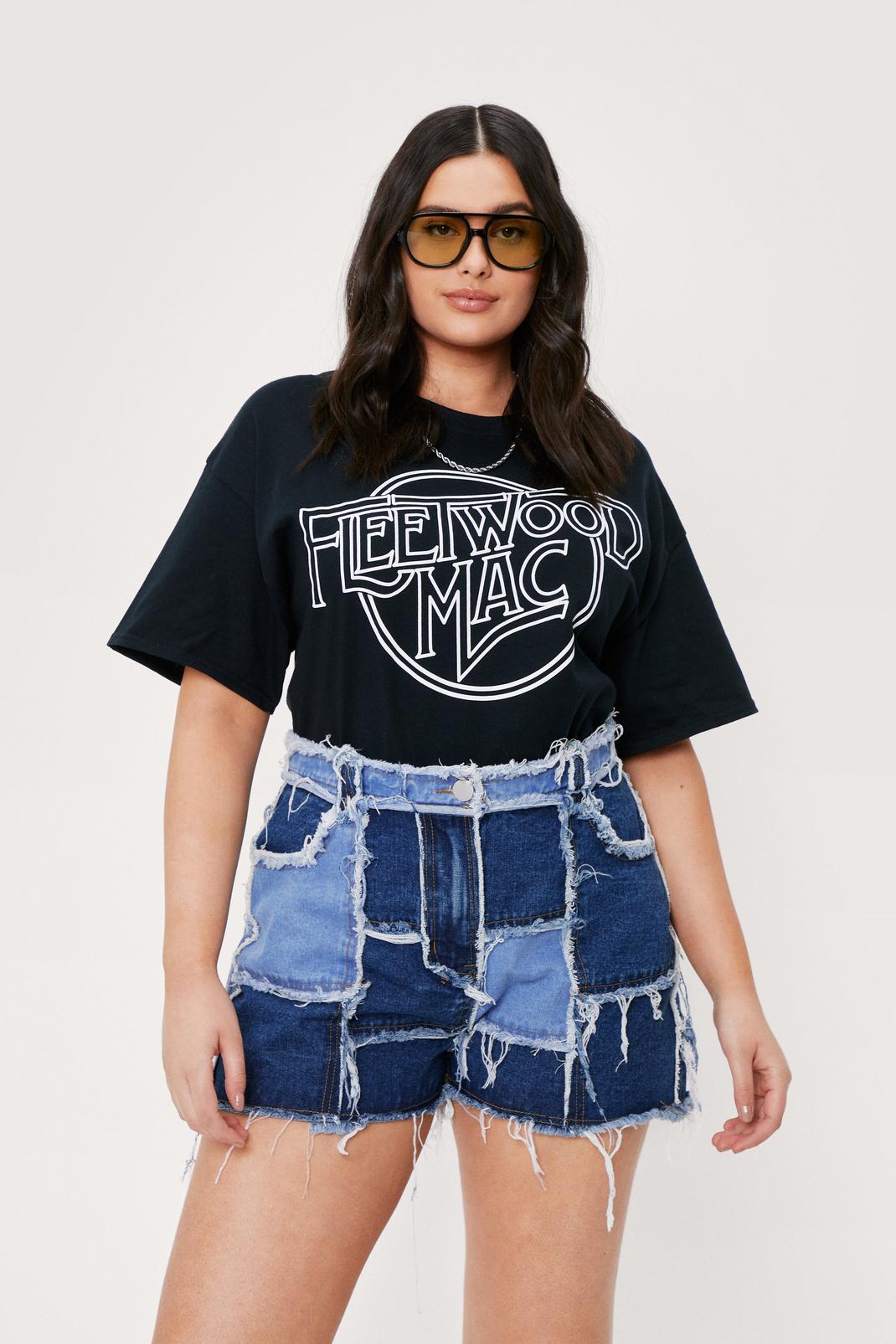 Grande Taille - T-shirt ample à impressions Fleetwood Mac, Black image number 1