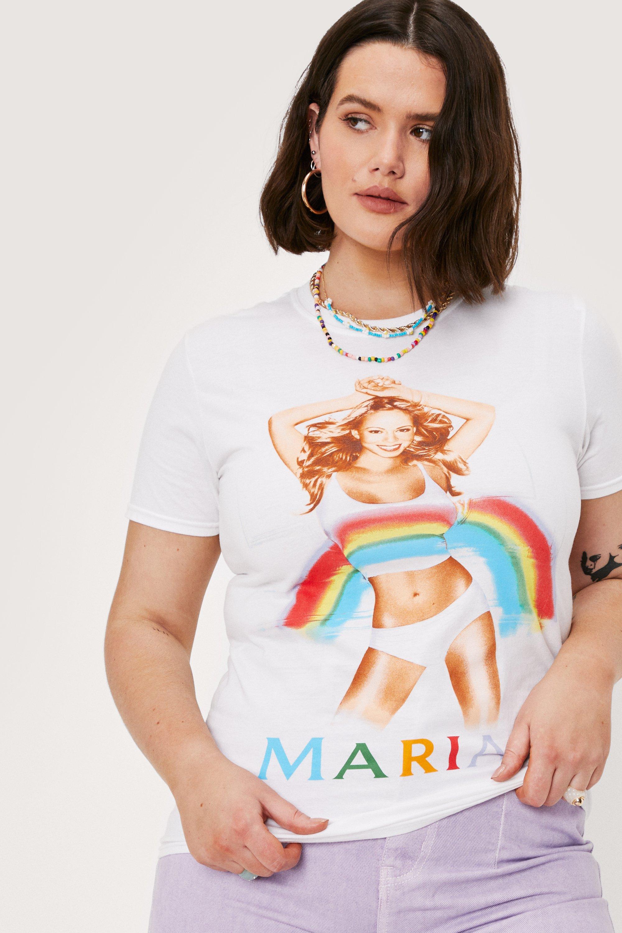 Plus Size Mariah Carey Graphic T-Shirt