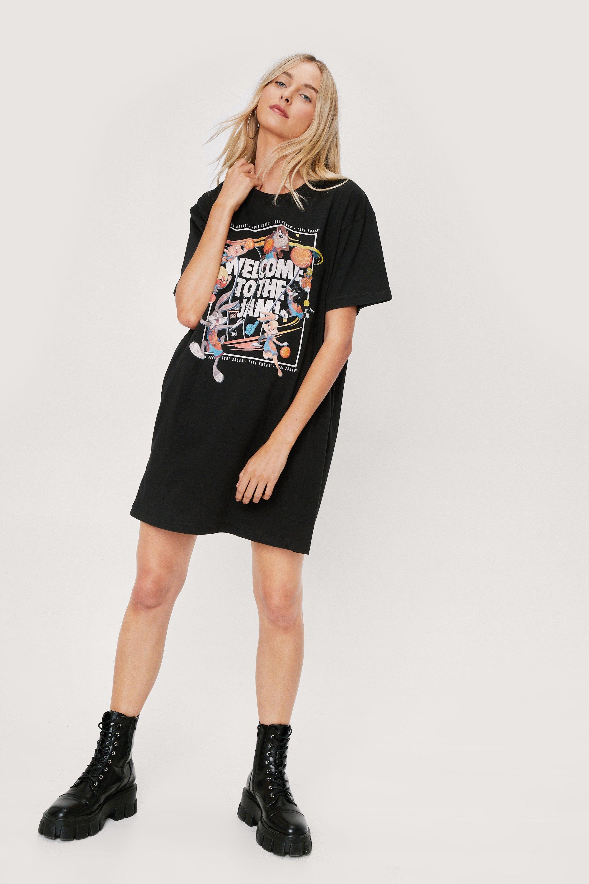 space jam t shirt dress