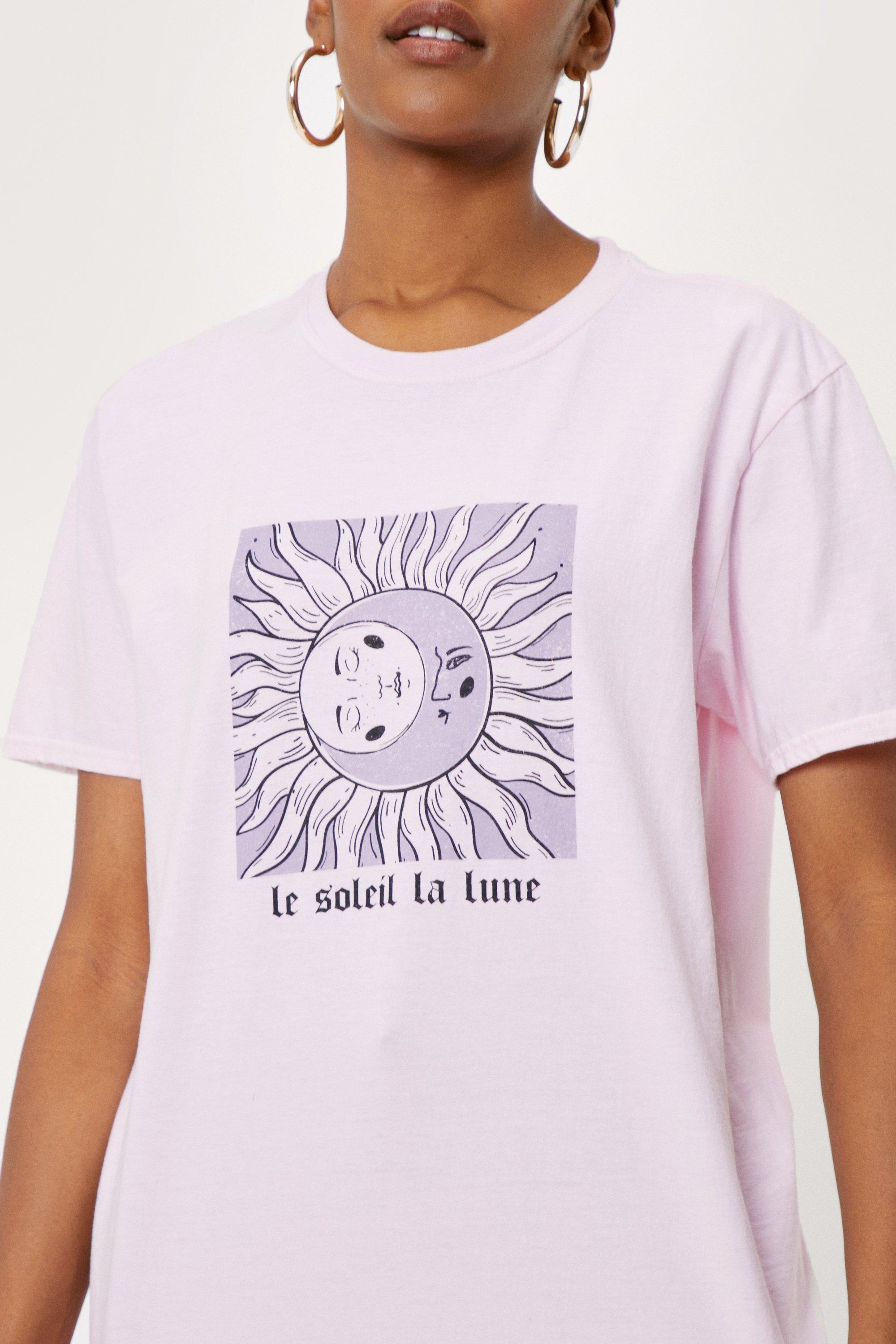 Le Soleil La Lune Relaxed Graphic T Shirt