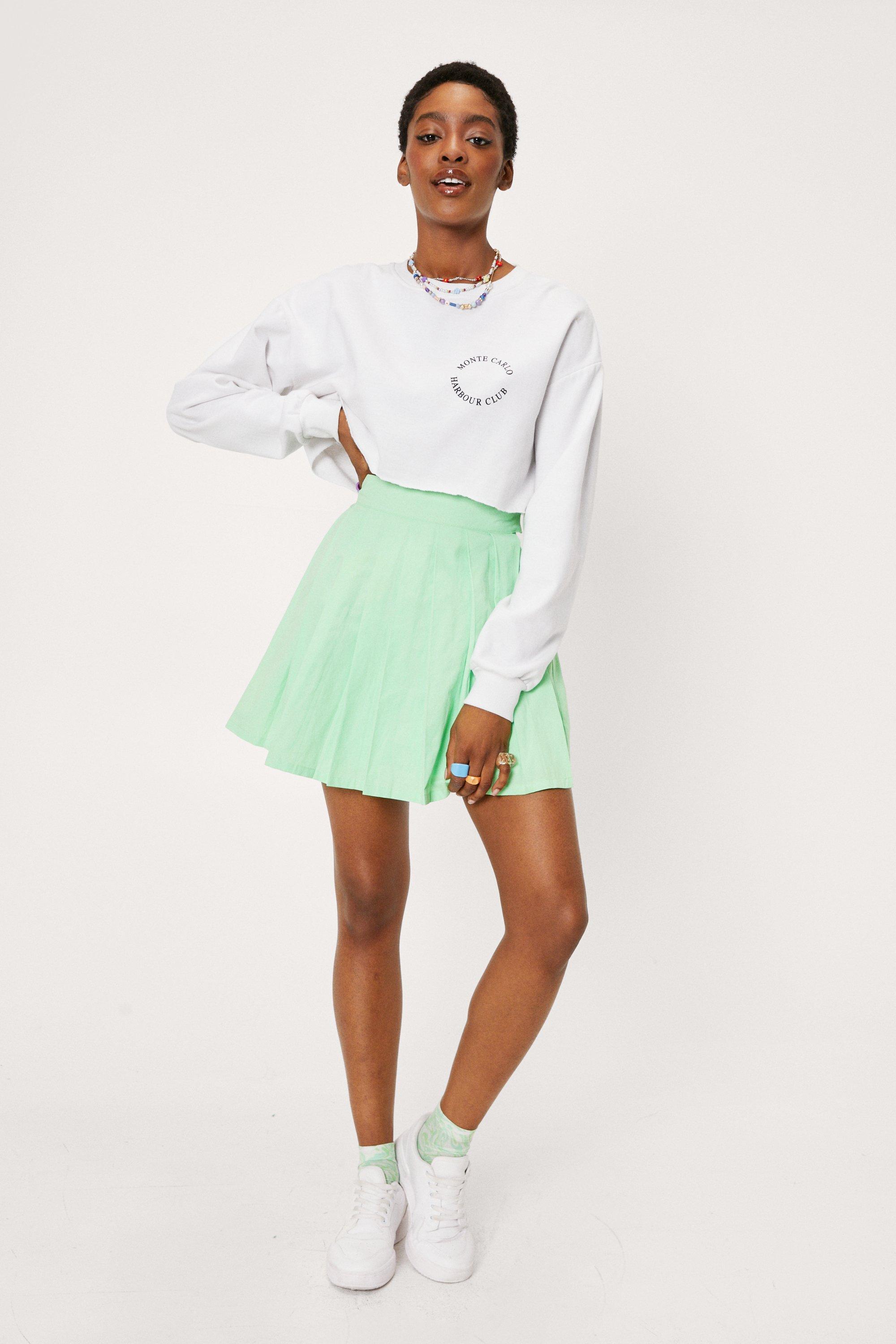 nasty gal tennis skirt