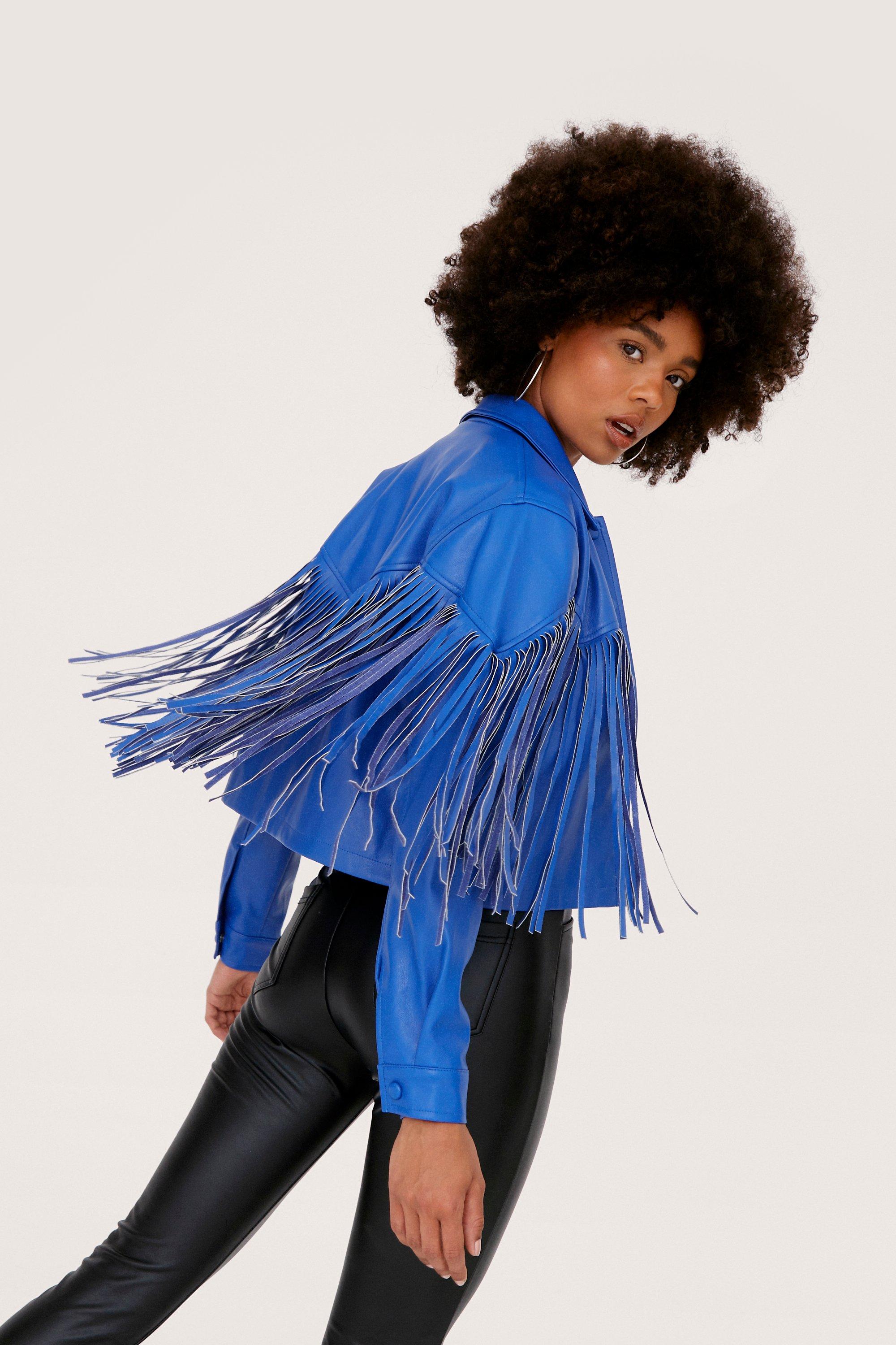 Nasty gal fringe outlet jacket