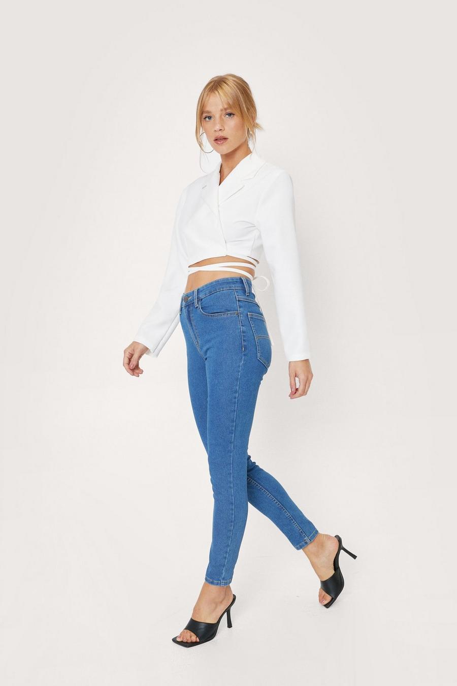 Petite Made With Recycled Fibres Skinny Jeans