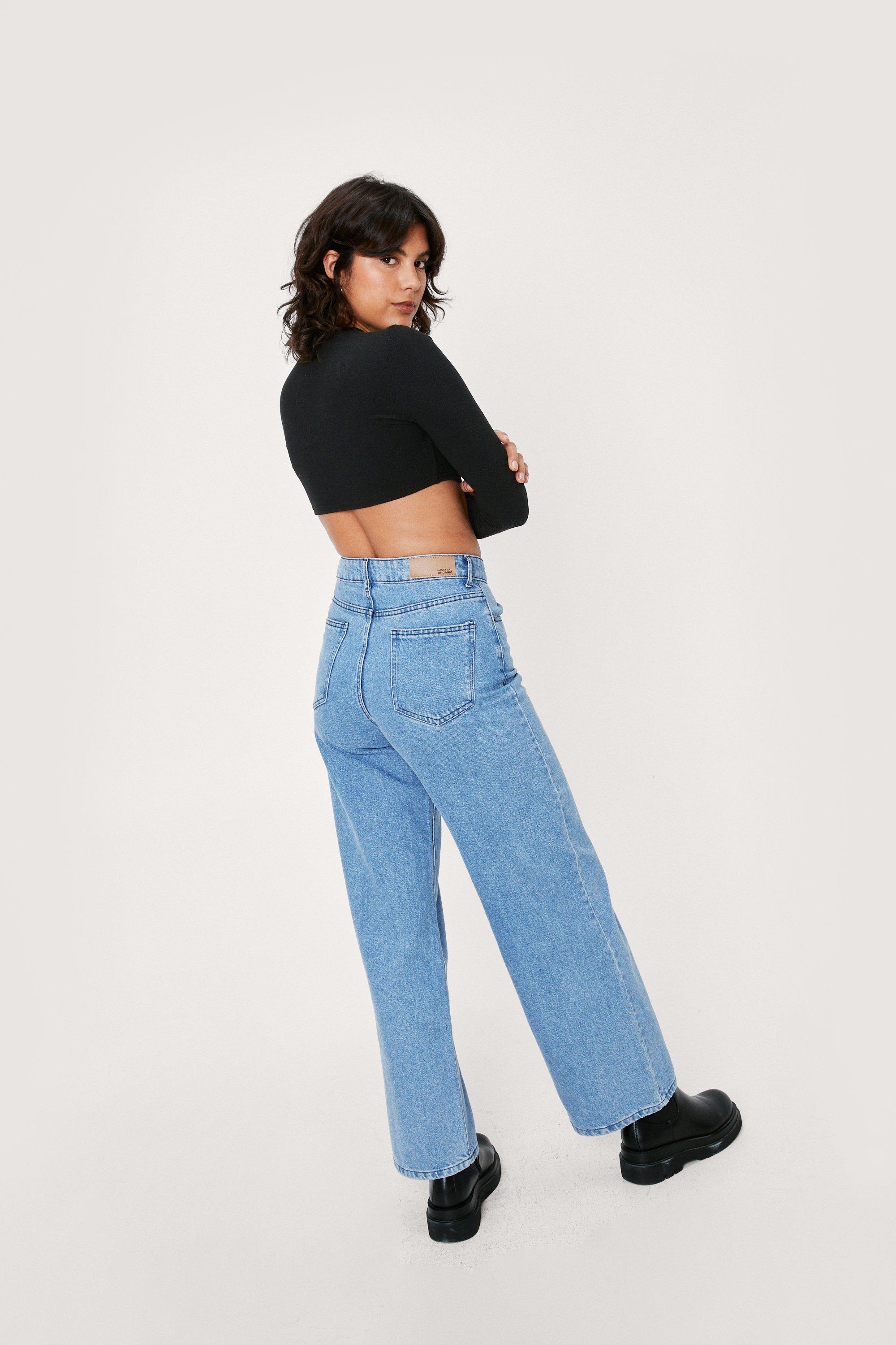 Denim Stitch Front Wide Leg Jeans | Nasty Gal Denim Stitch Front Wide Leg Jeans | Nasty Gal